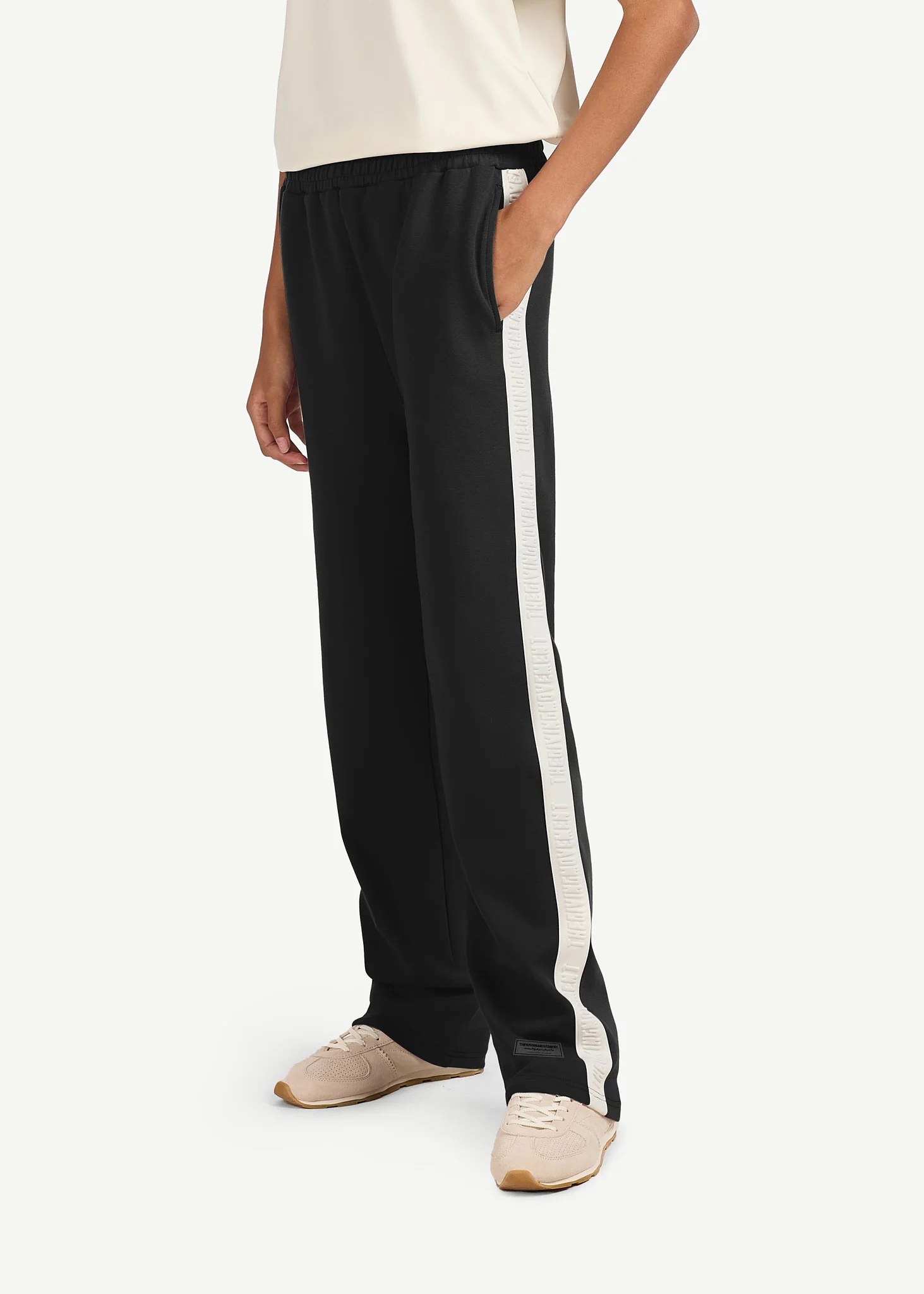 Teens Regular Fit Striped Track Pant