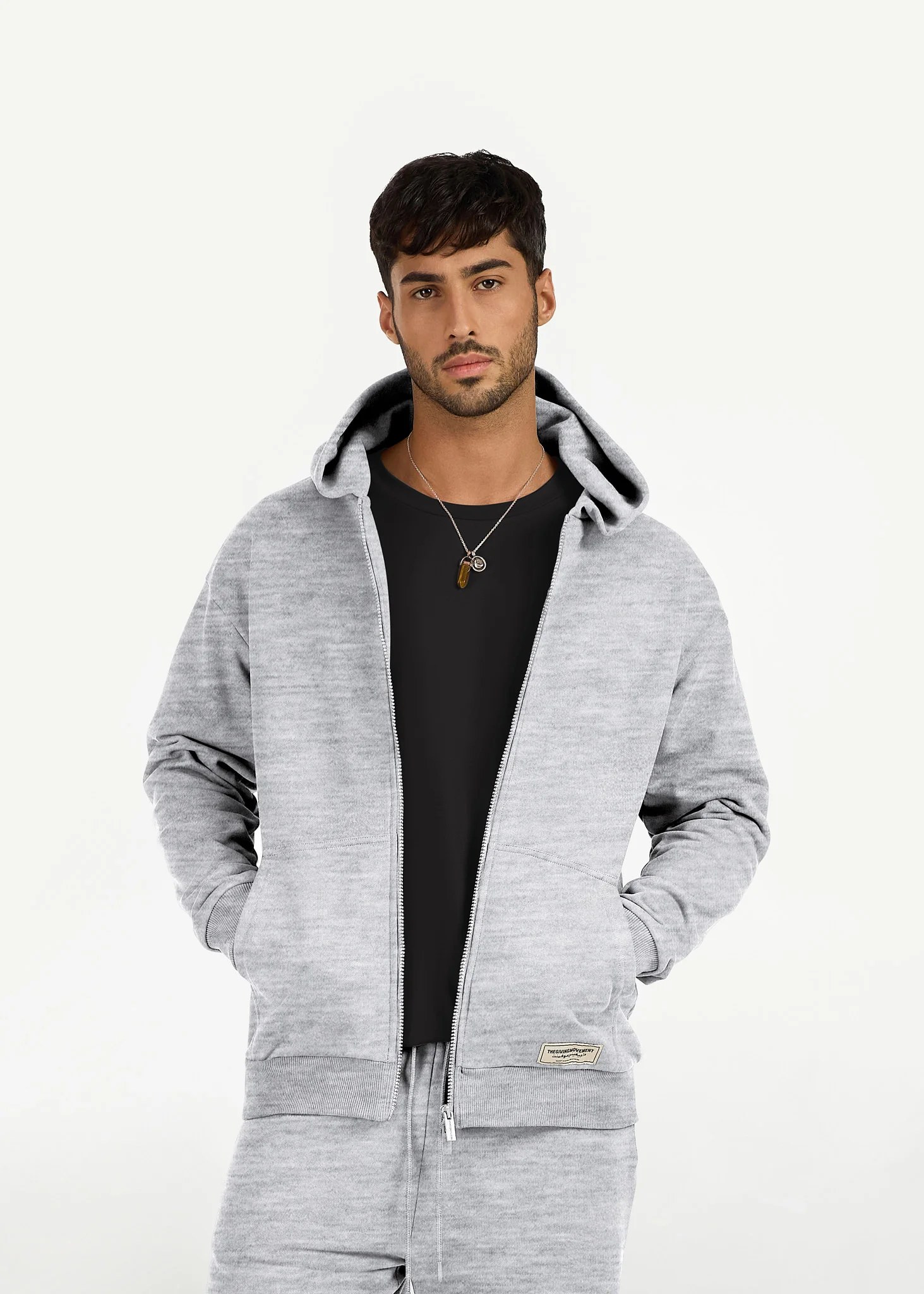 Oversized Zip Hoodie