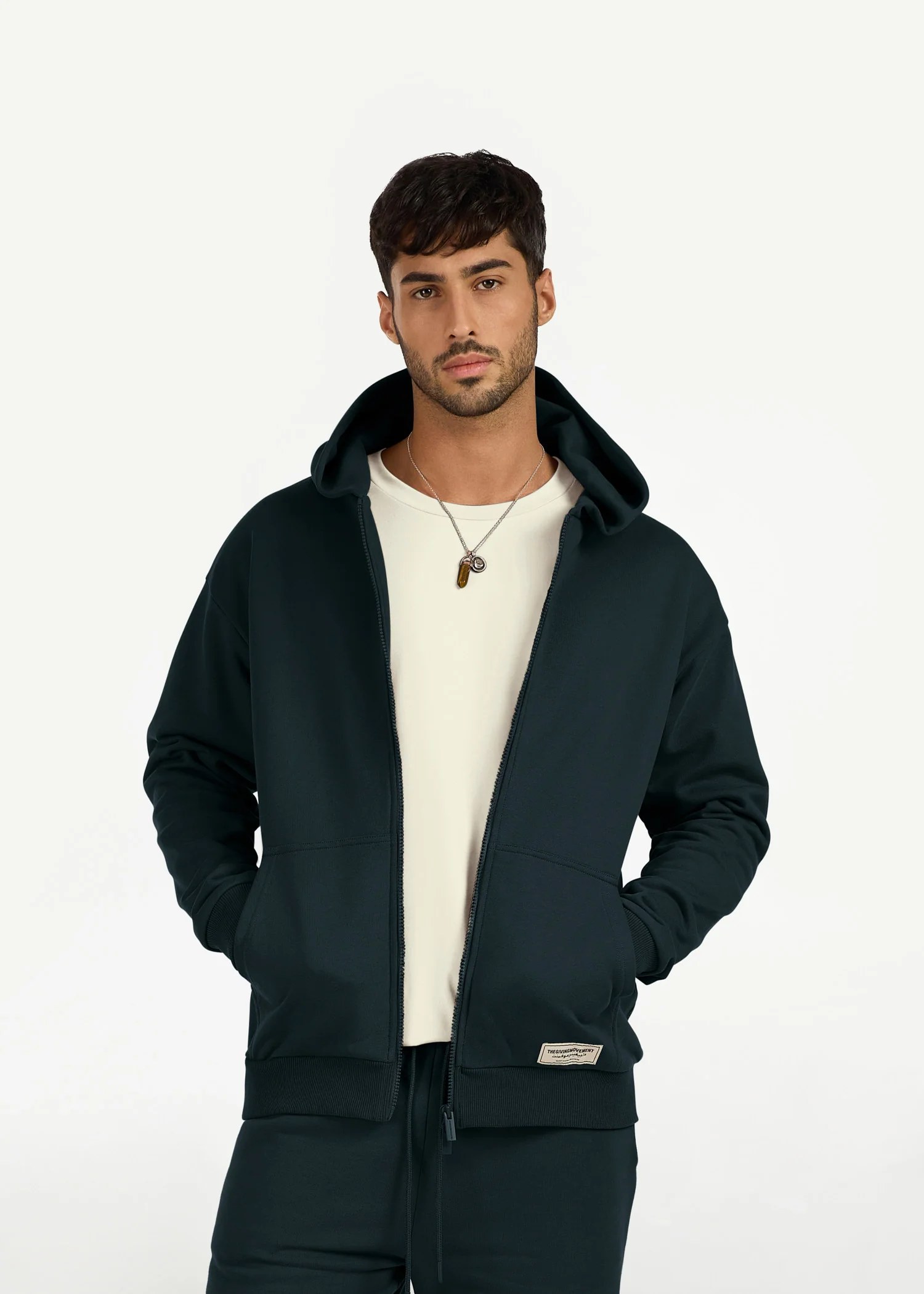 Oversized Zip Hoodie