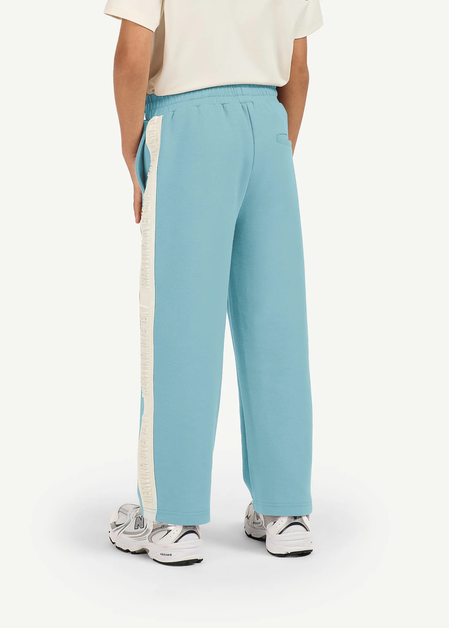 Kids Regular Fit Striped Track Pant