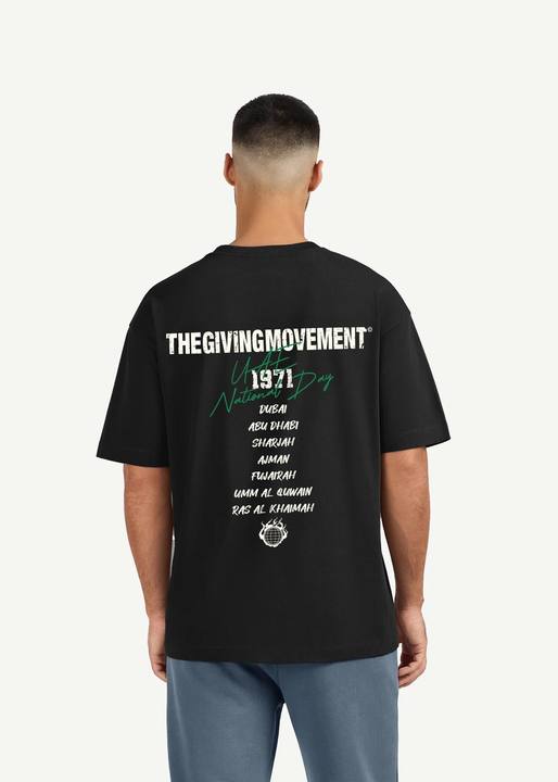 Oversized UAE National Day Print T-Shirt
