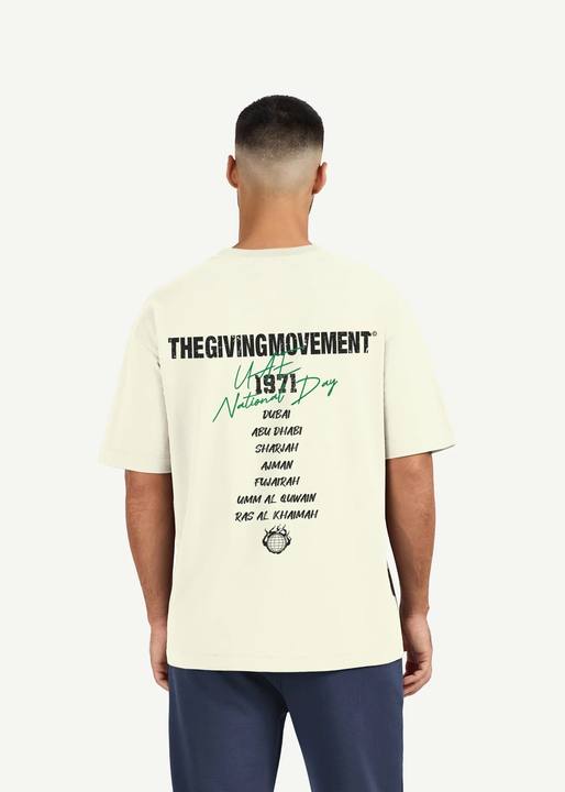Oversized UAE National Day Print T-Shirt