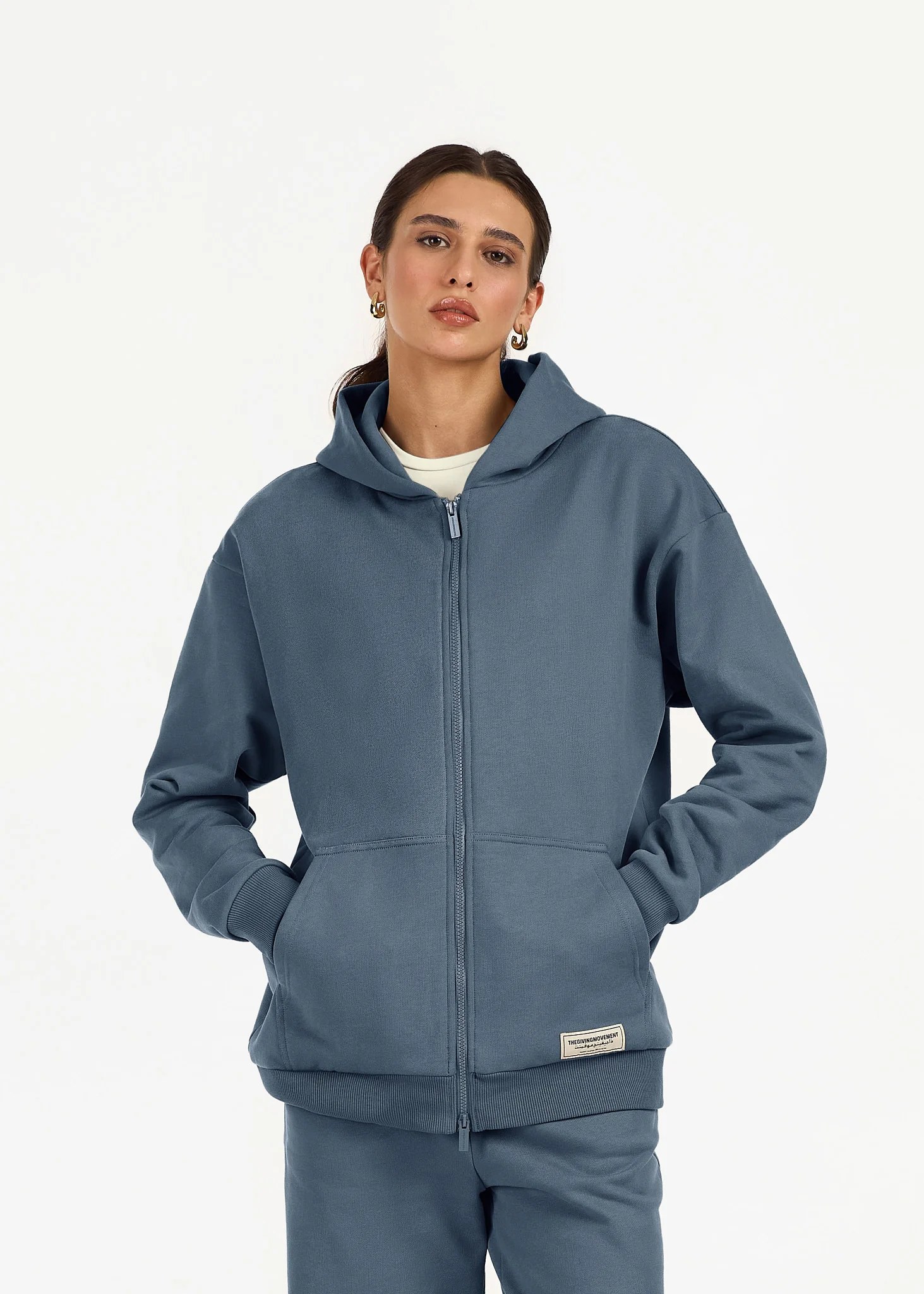 Oversized Zip Hoodie