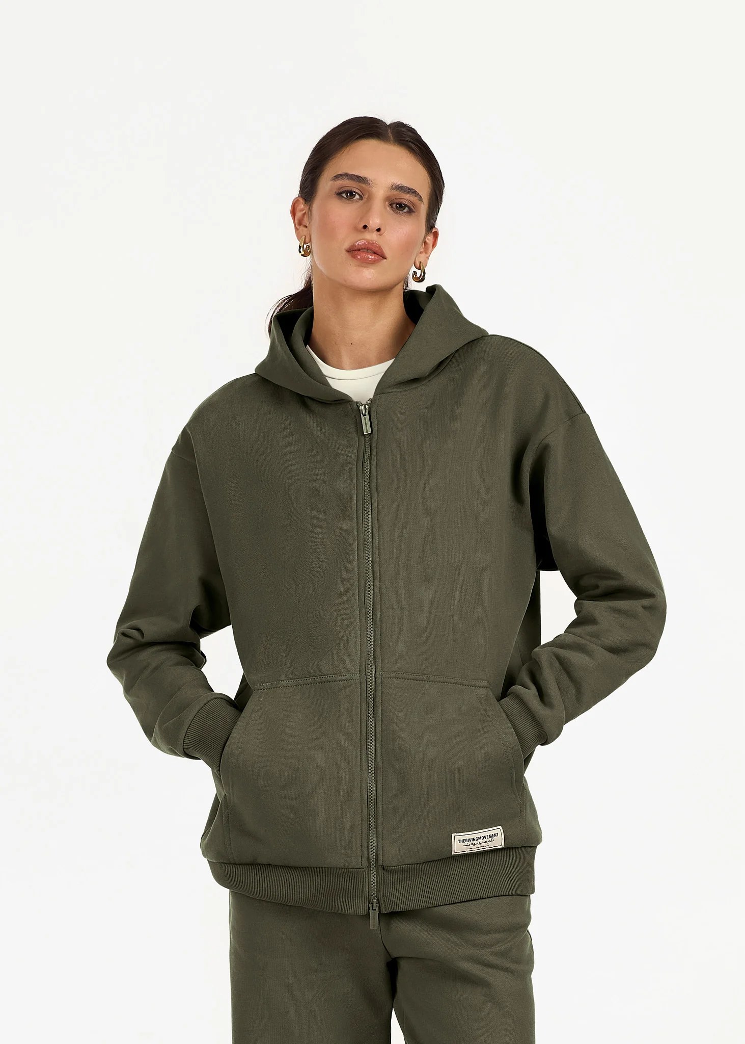 Oversized Zip Hoodie