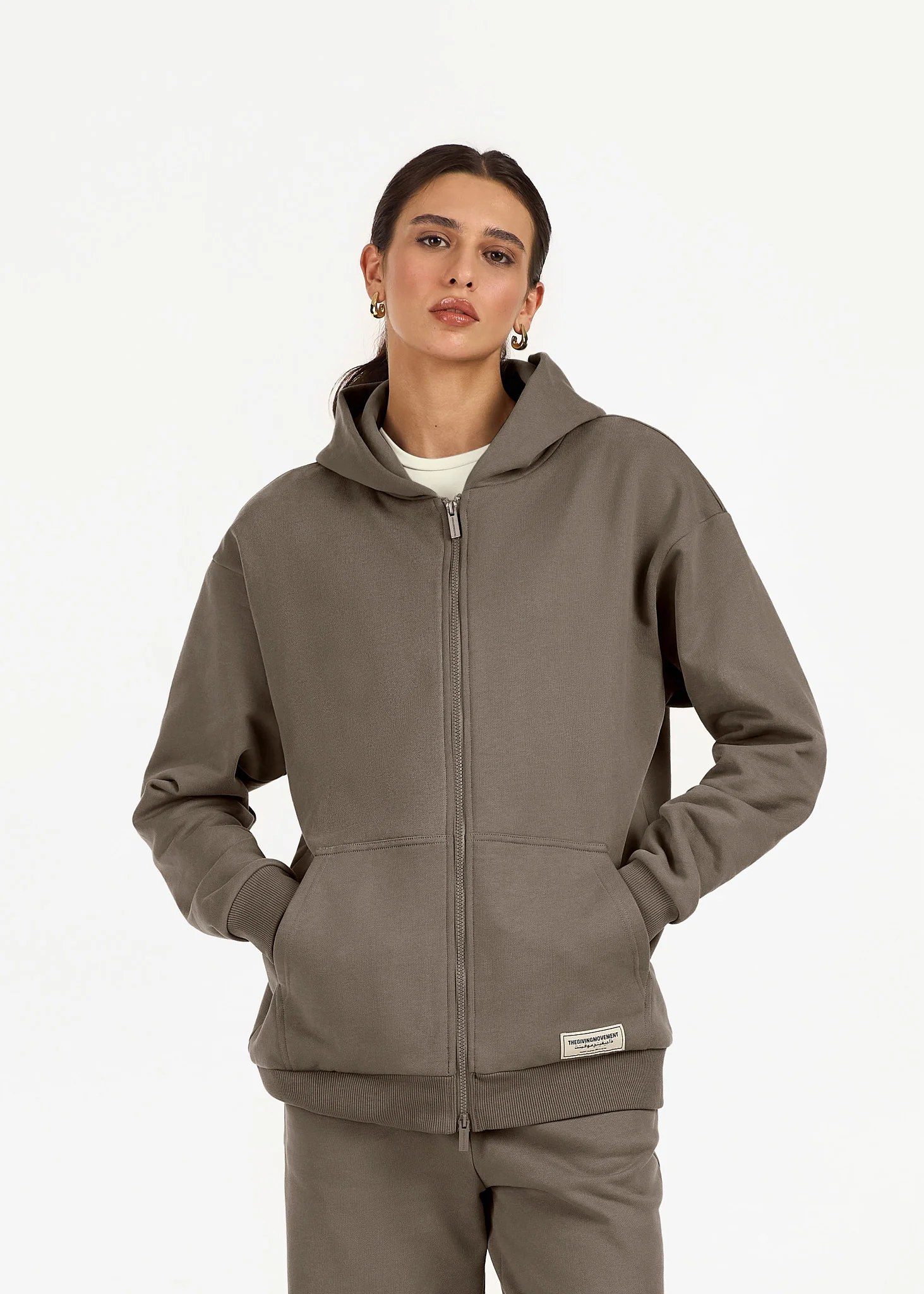 Oversized Zip Hoodie