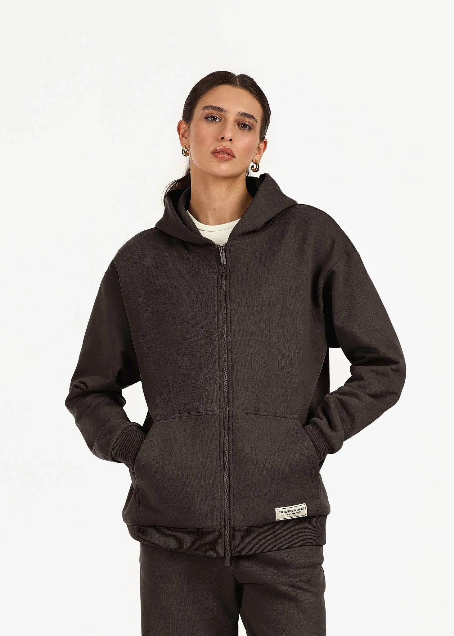 Oversized Zip Hoodie