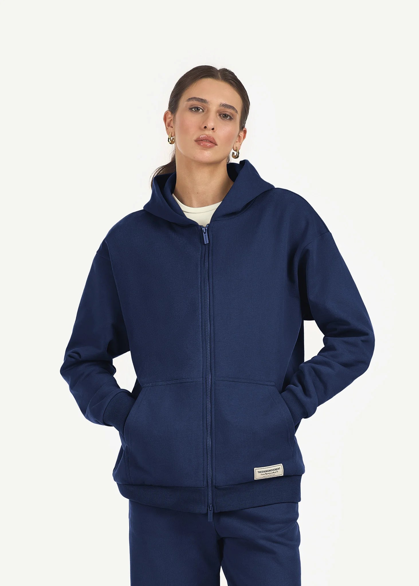 Oversized Zip Hoodie