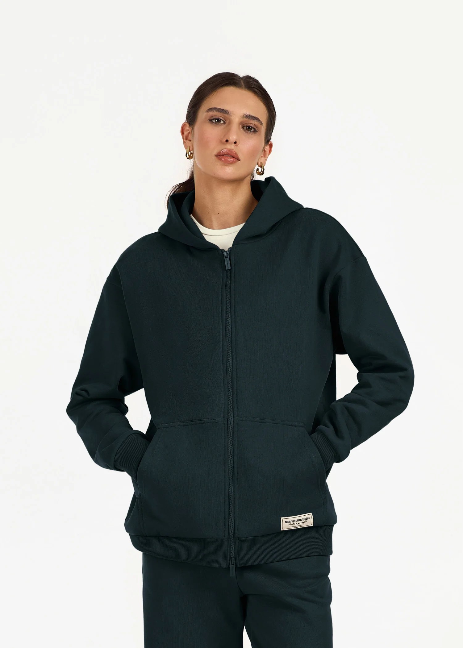 Oversized Zip Hoodie