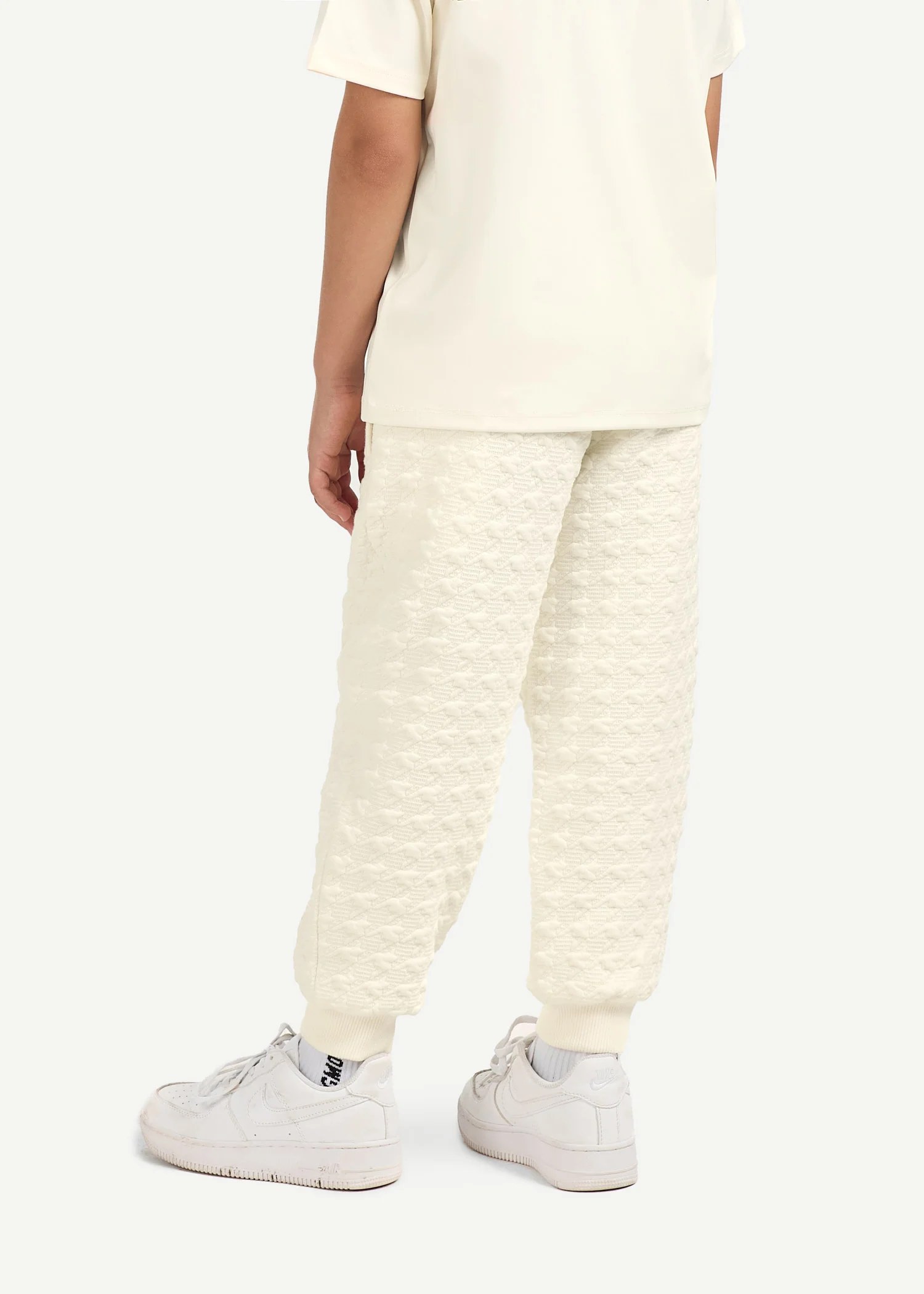 Kids Regular Fit Jacquard Texture Jogger