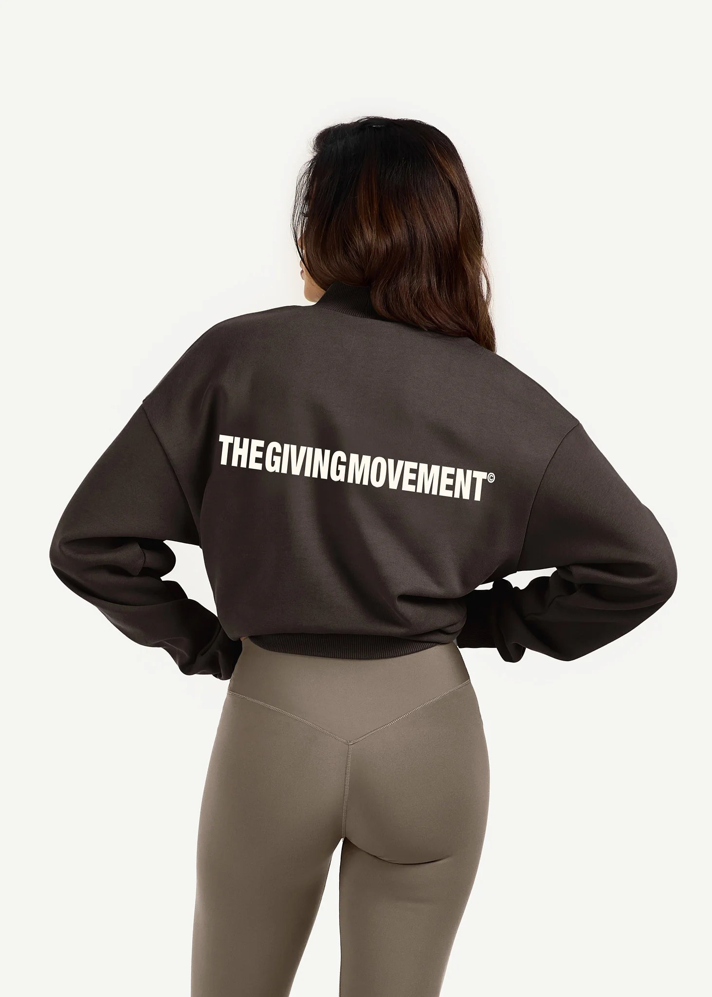 Oversized Half Zip Sweatshirt