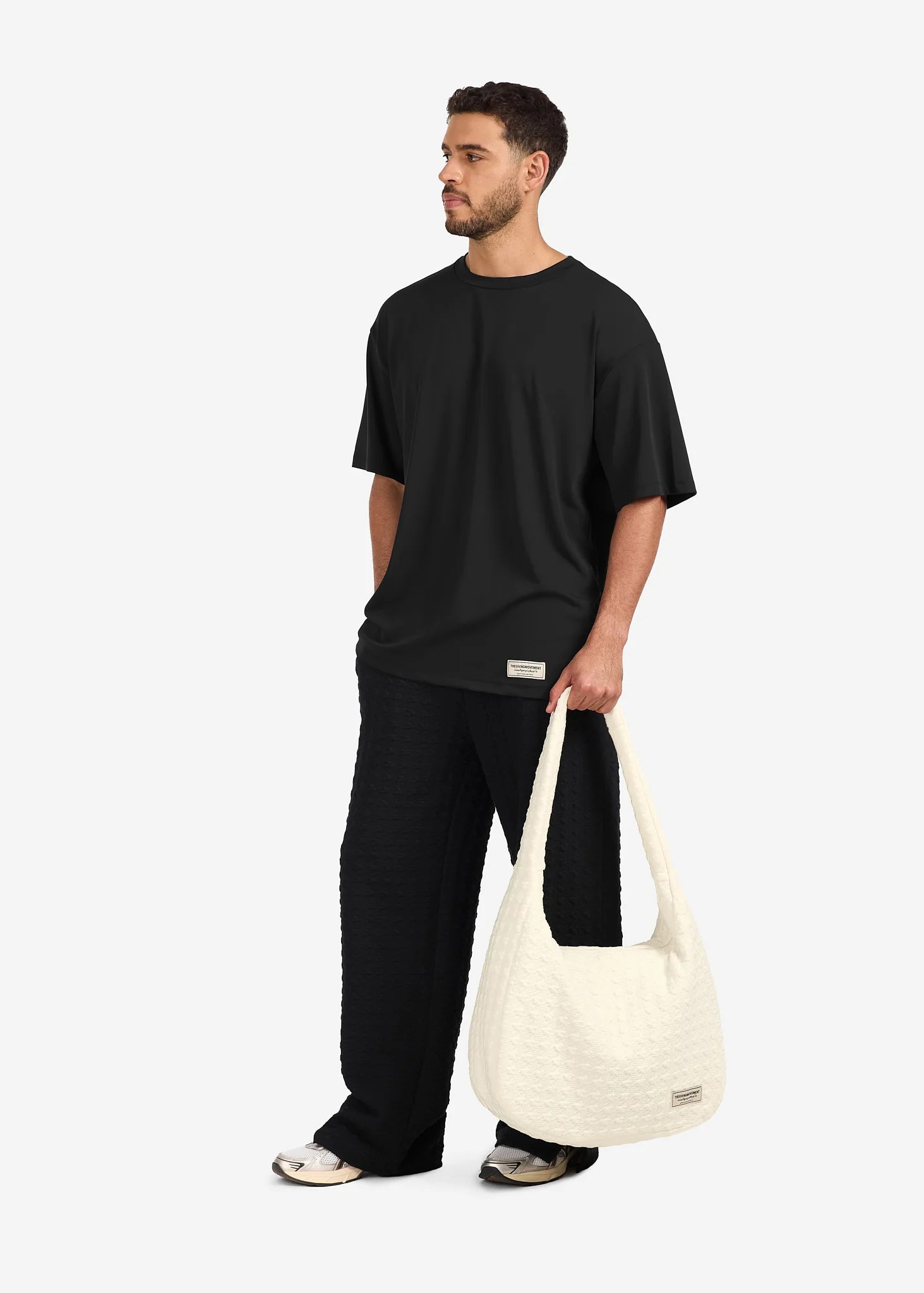 Jacquard Texture Tote Bag