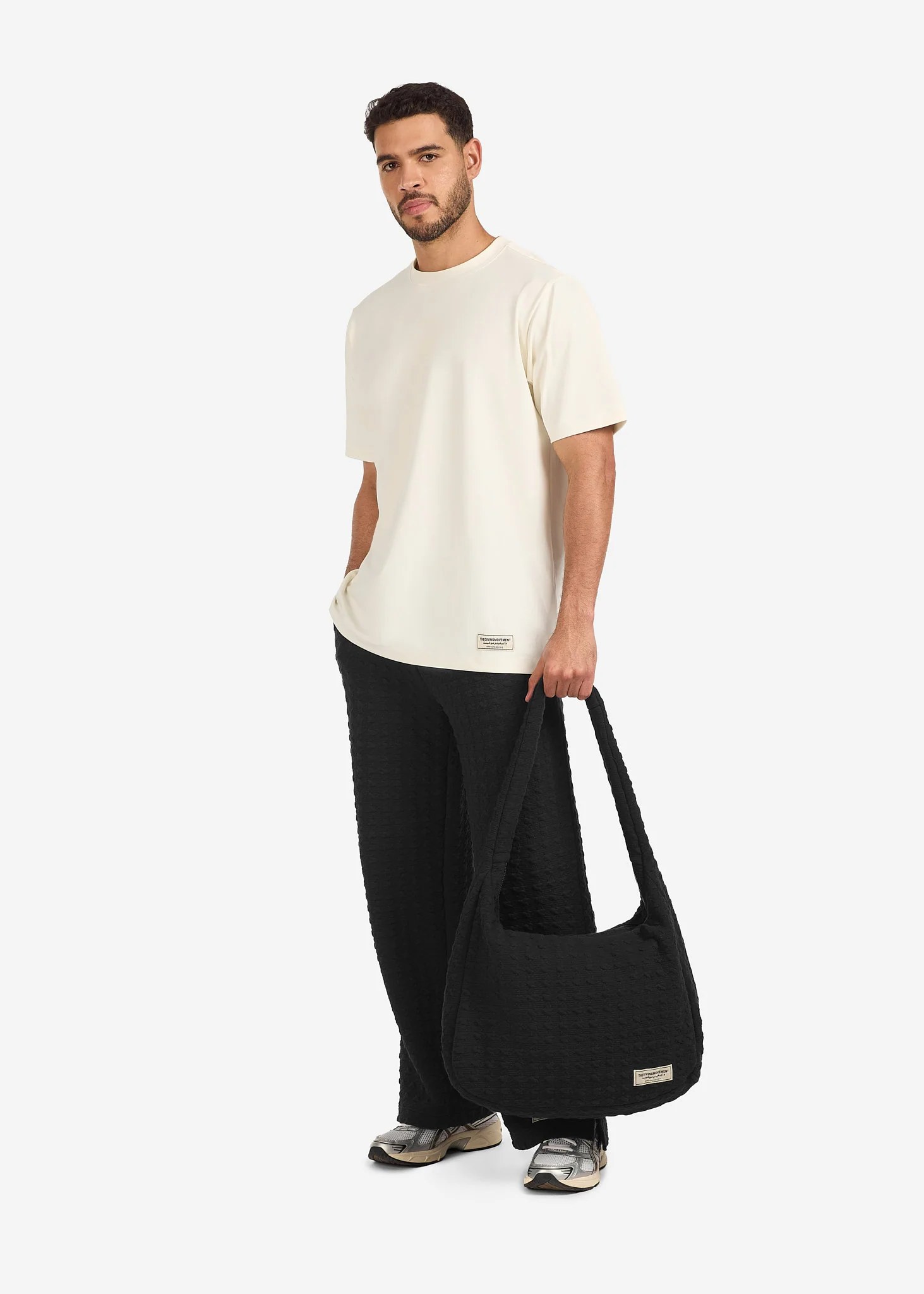 Jacquard Texture Tote Bag