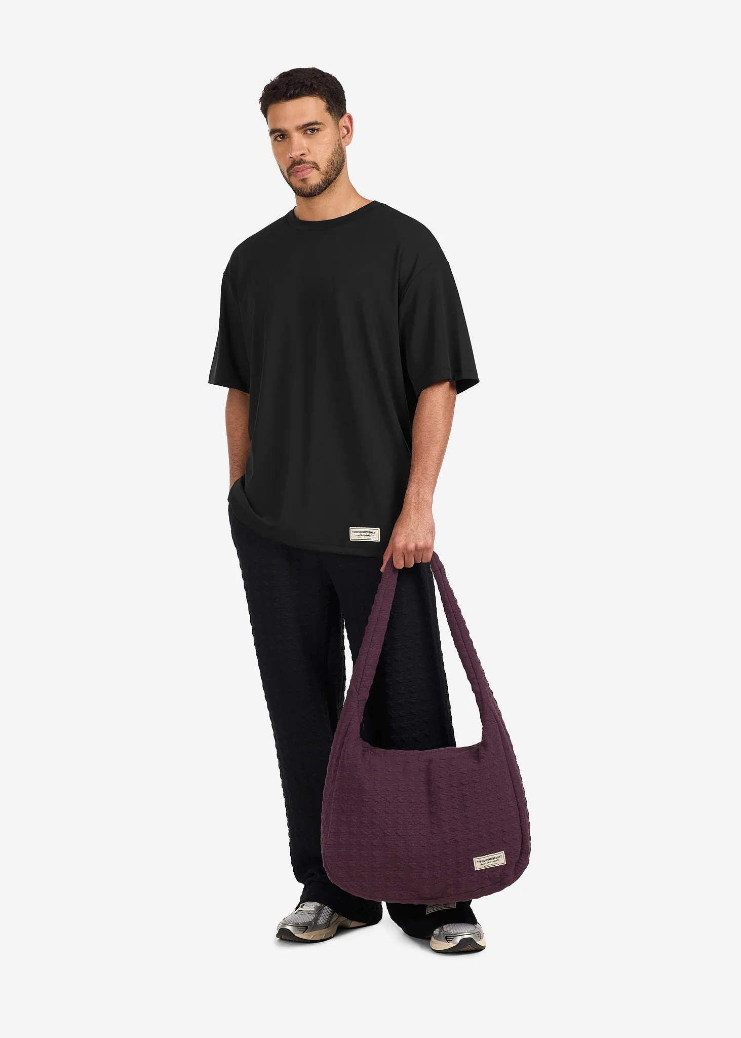 Jacquard Texture Tote Bag