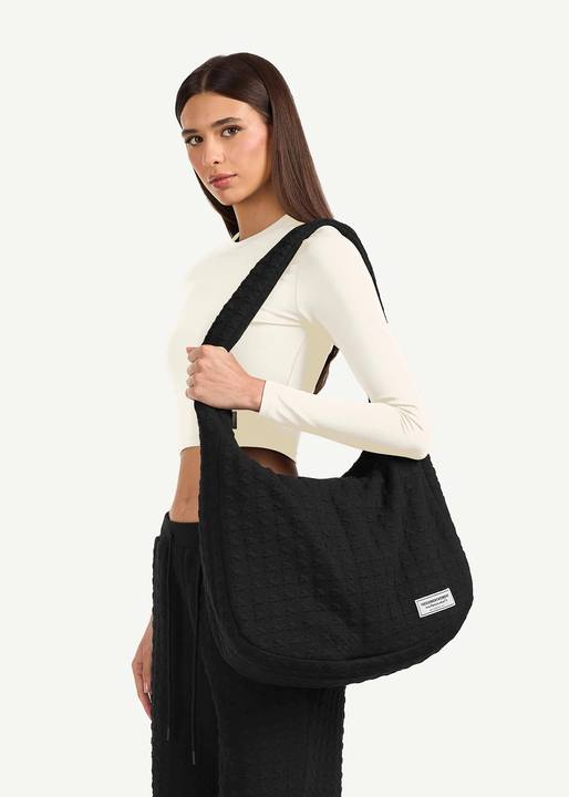 Jacquard Texture Tote Bag