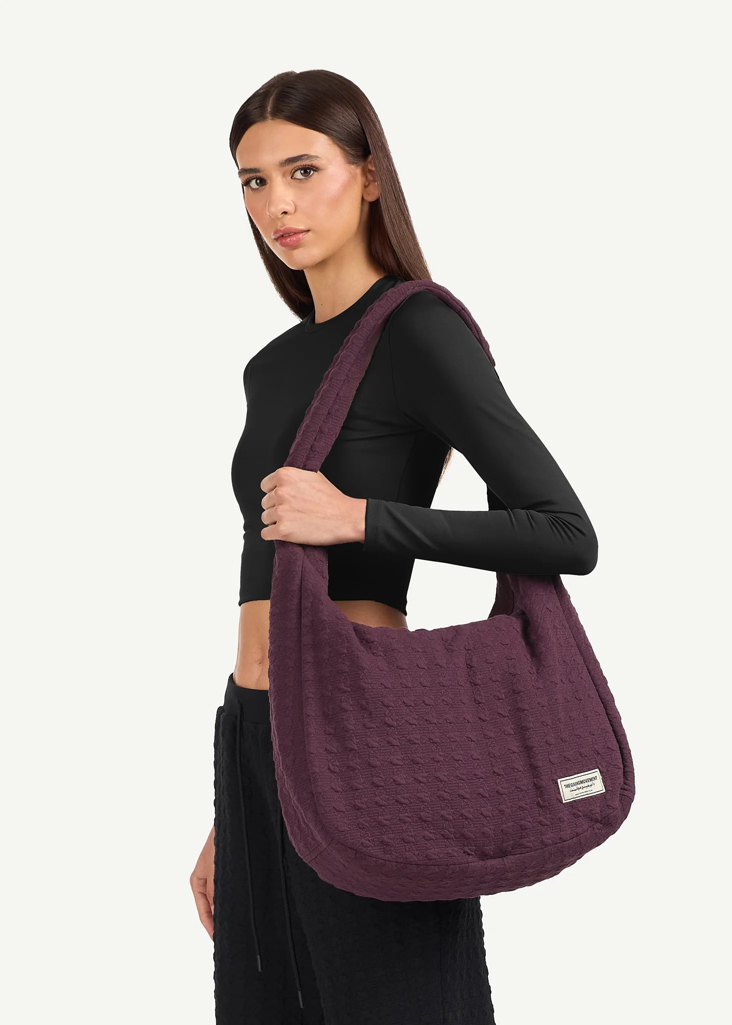 Jacquard Texture Tote Bag