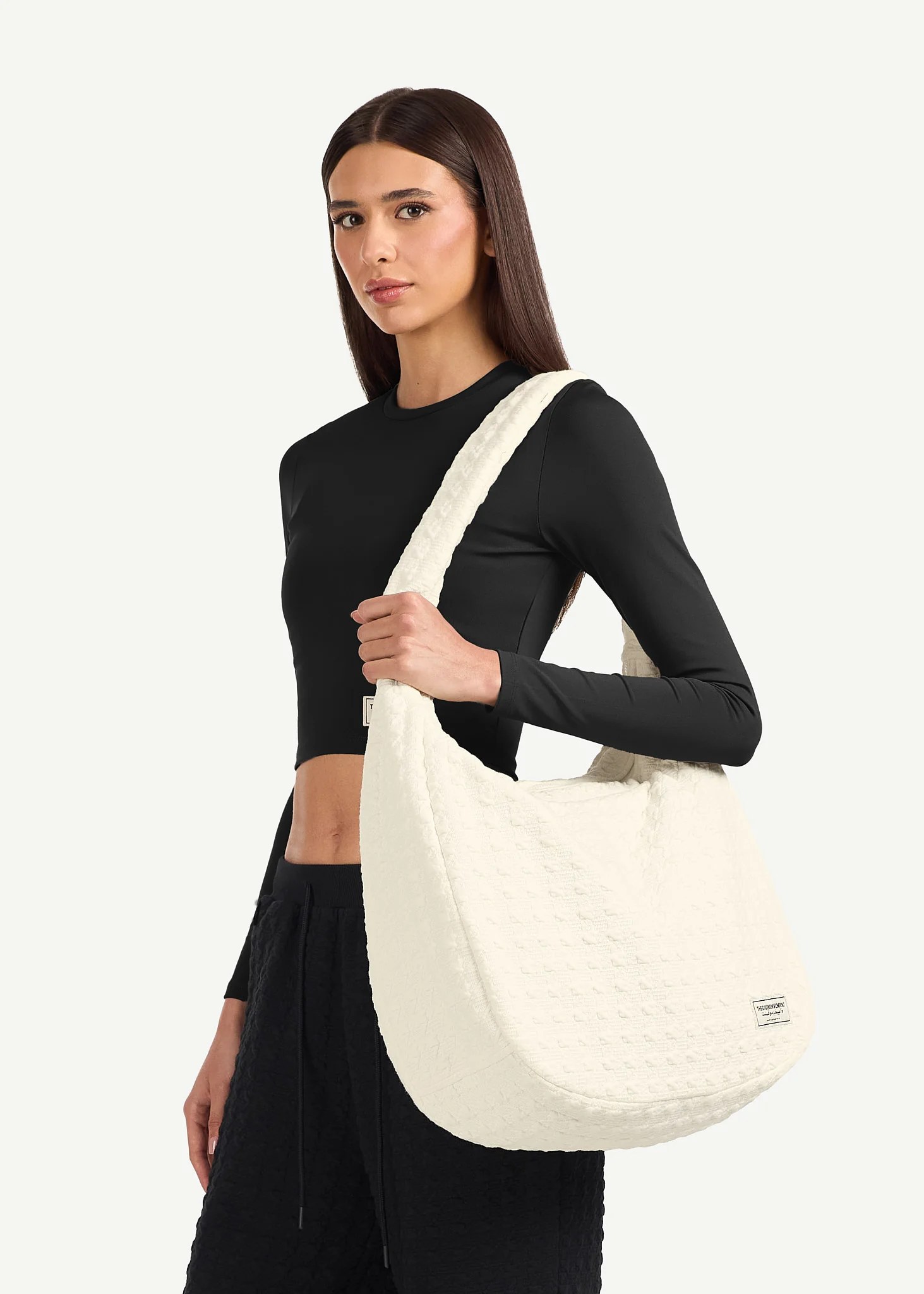 Jacquard Texture Tote Bag