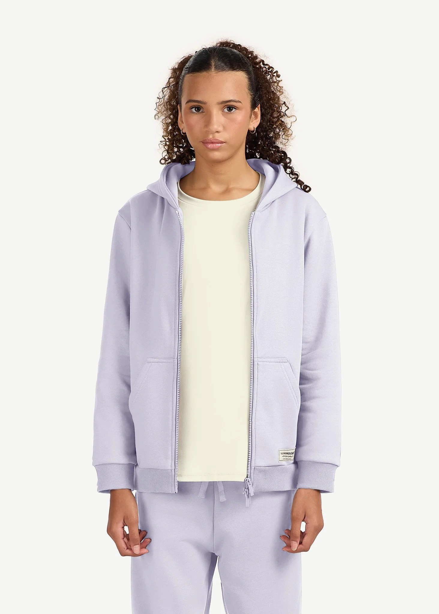 Teens Oversized Zip Hoodie