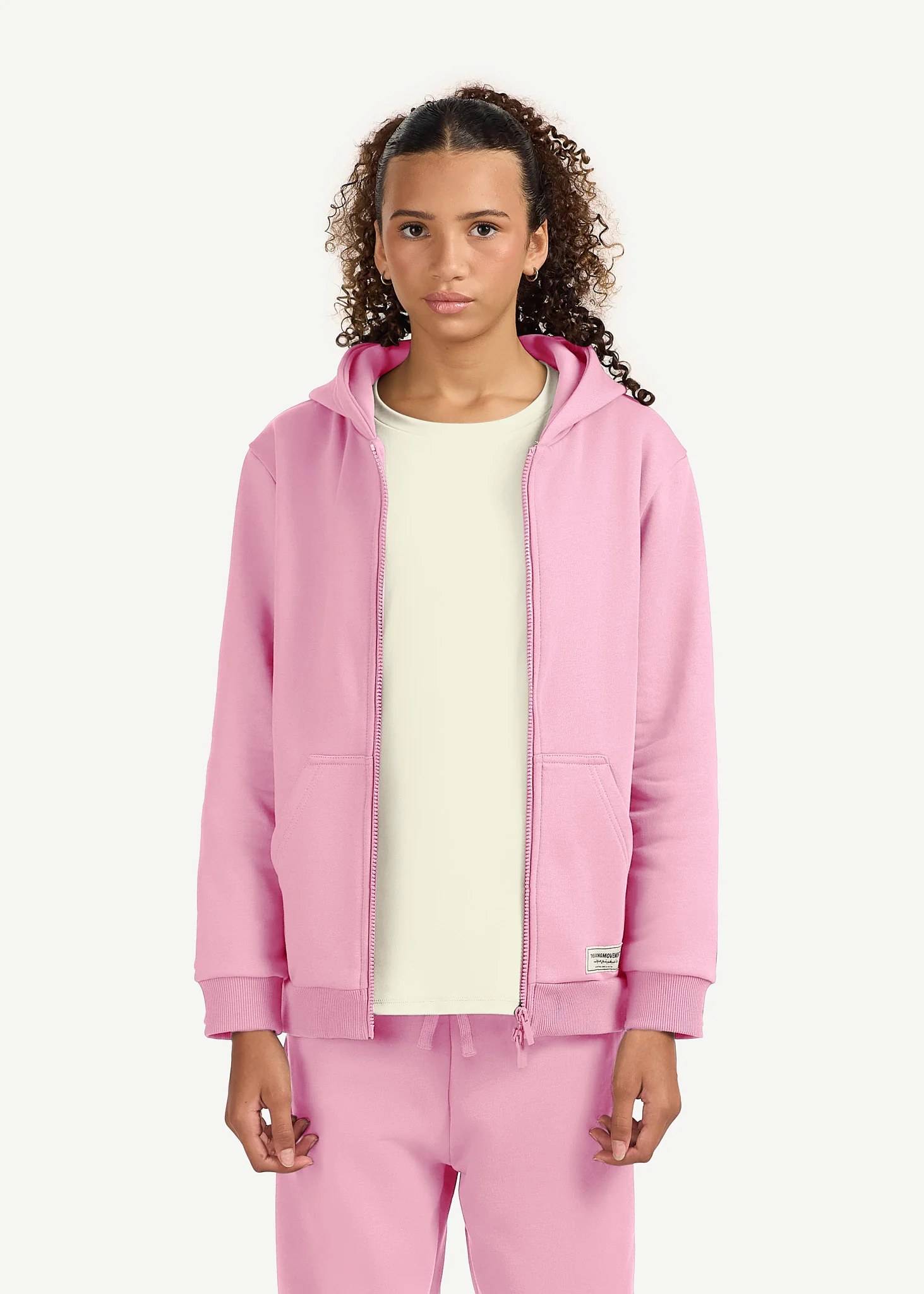 Teens Oversized Zip Hoodie