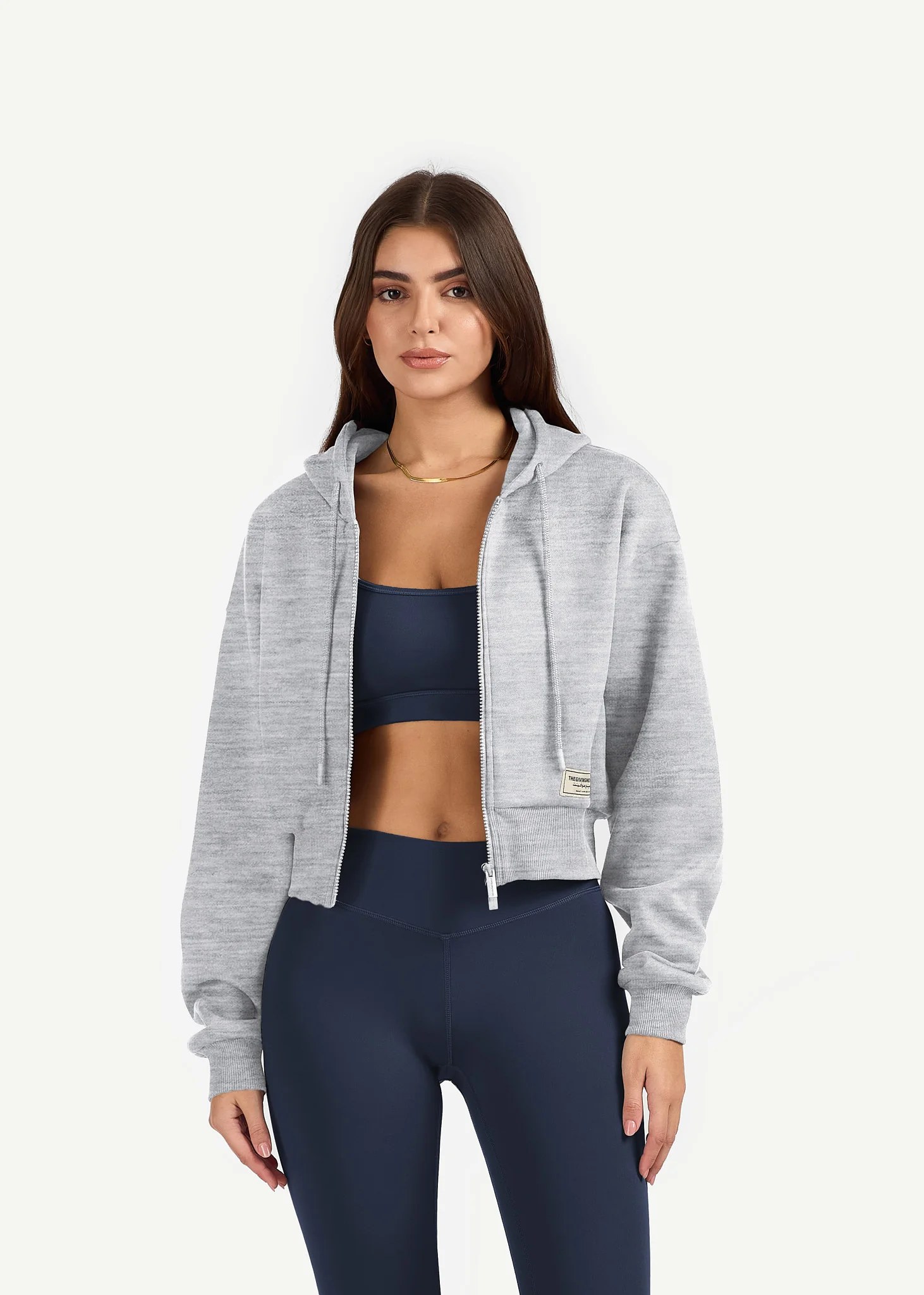 Batwing Zip Sleeve Hoodie