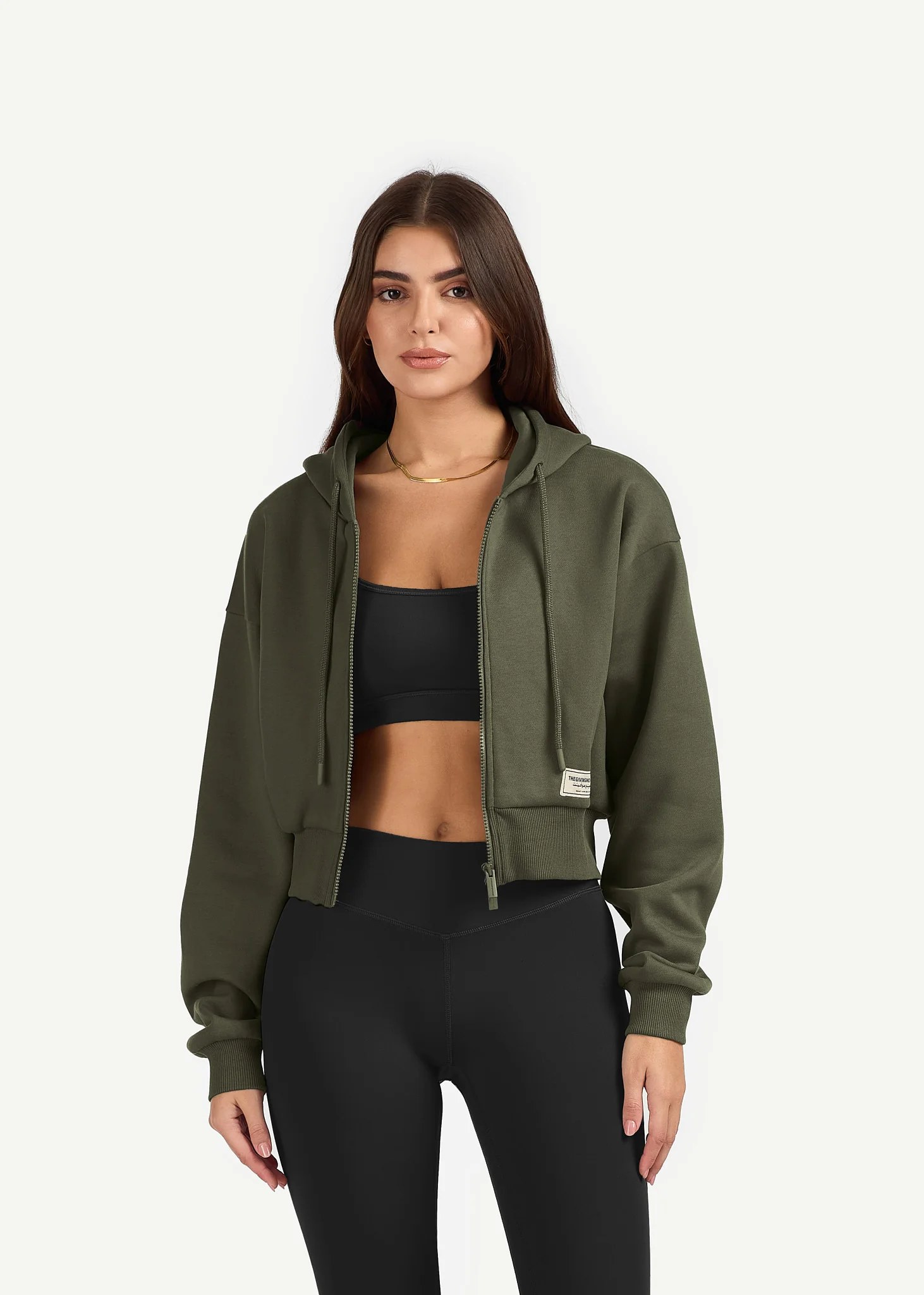 Batwing Zip Sleeve Hoodie