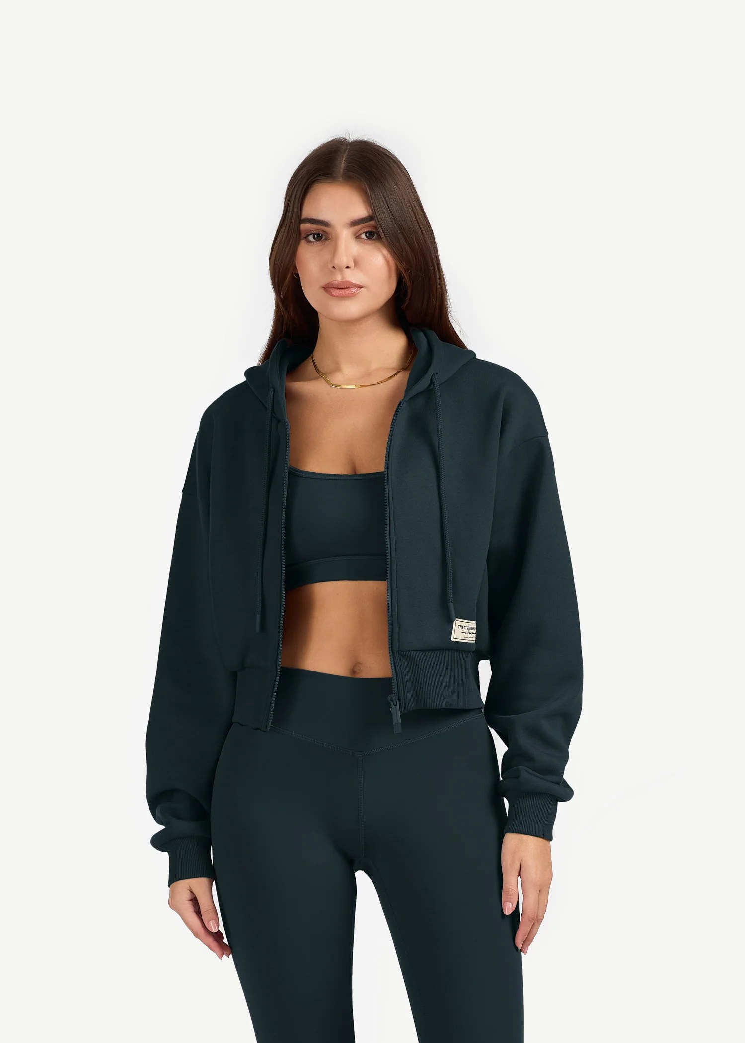 Batwing Zip Sleeve Hoodie