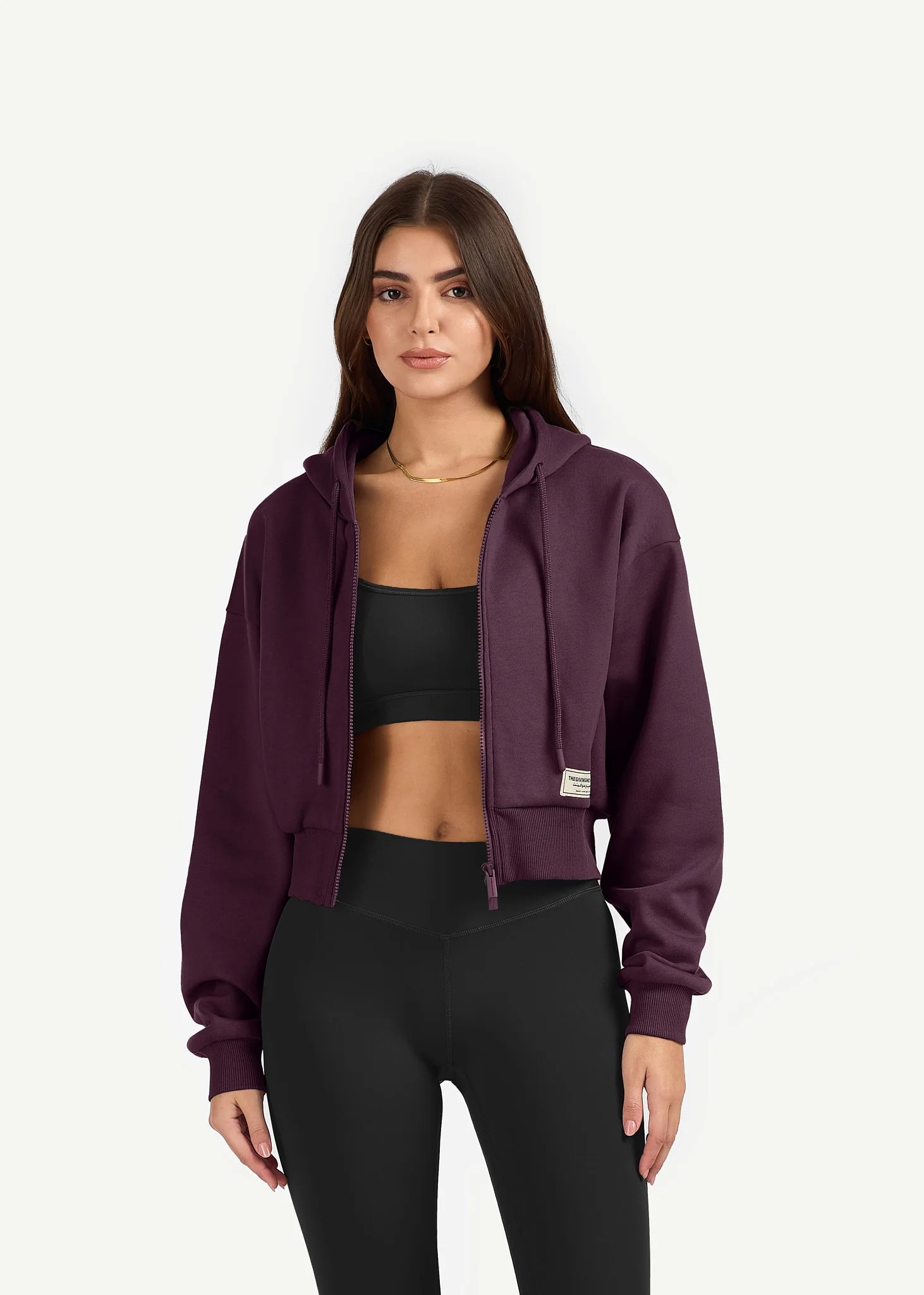 Batwing Zip Sleeve Hoodie