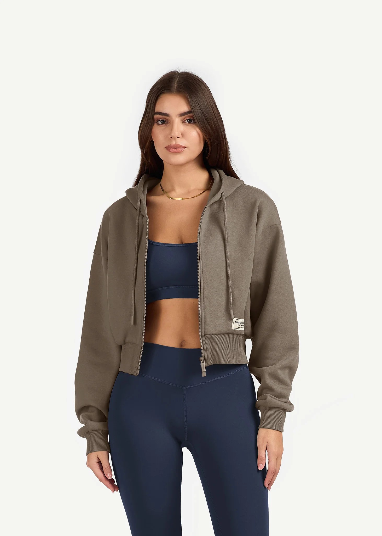 Batwing Zip Sleeve Hoodie