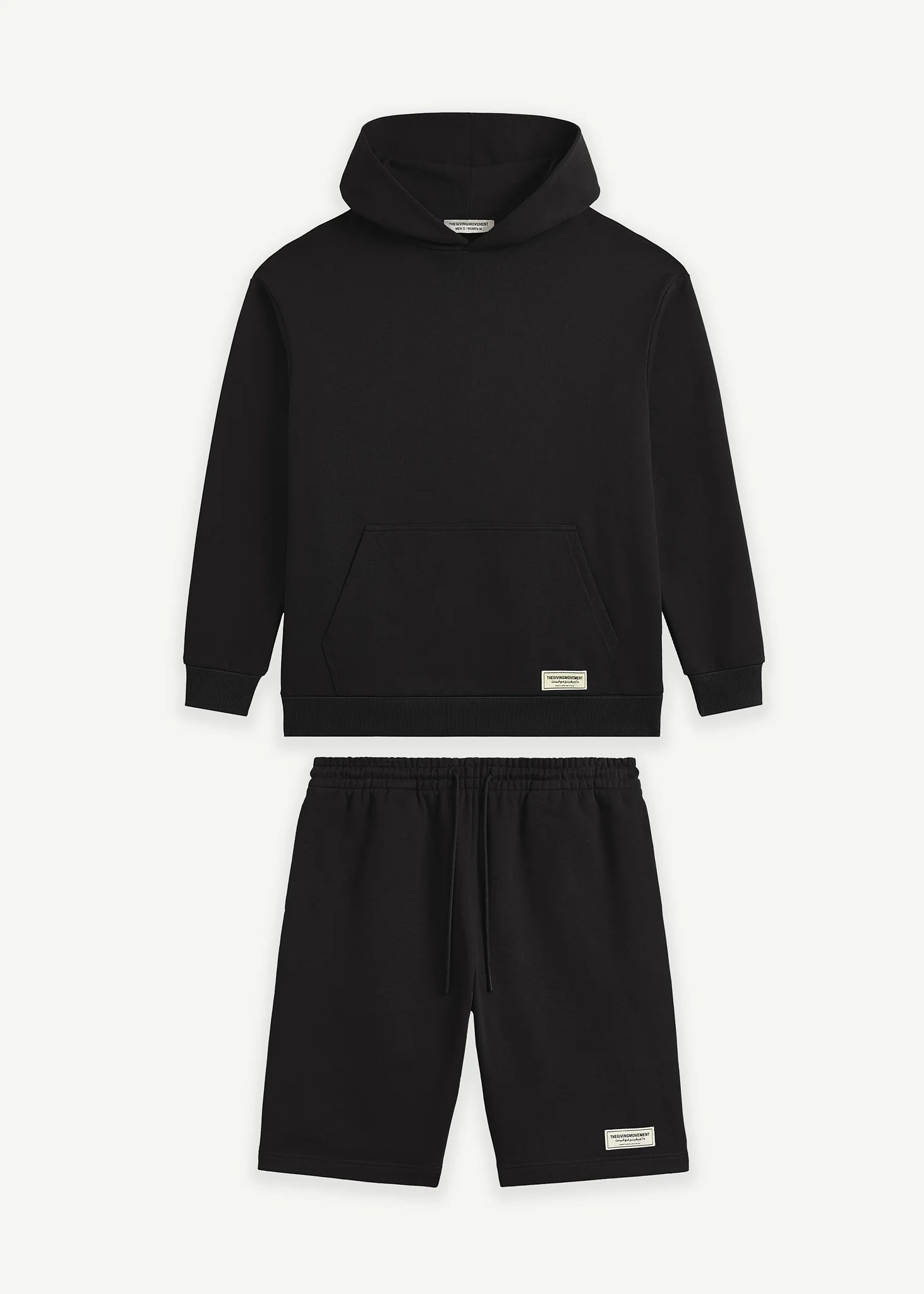 Oversized Hoodie & Shorts
