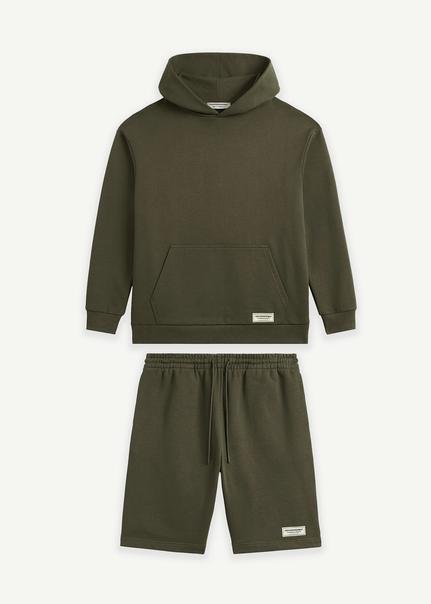 Oversized Hoodie & Shorts