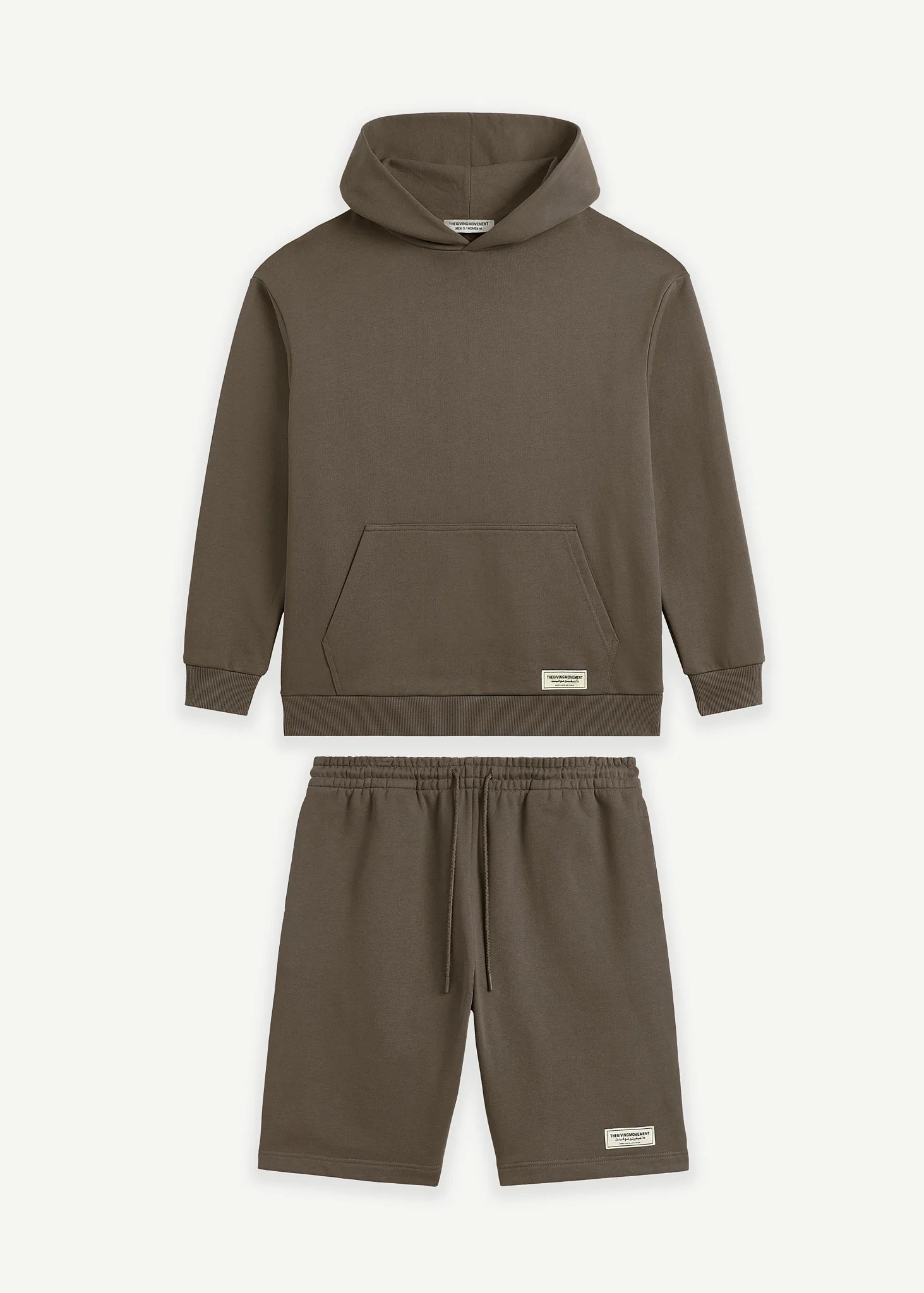 Oversized Hoodie & Shorts