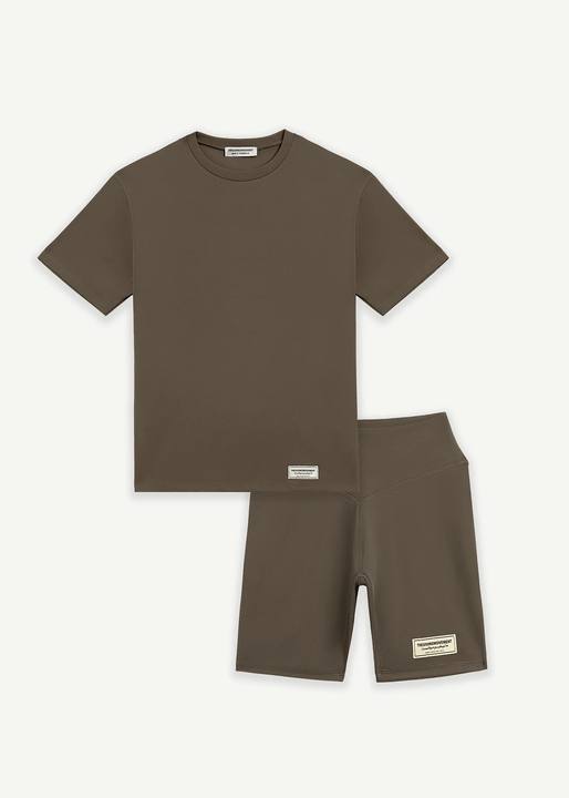 Oversized T-Shirt & 6.5 inch Biker Shorts