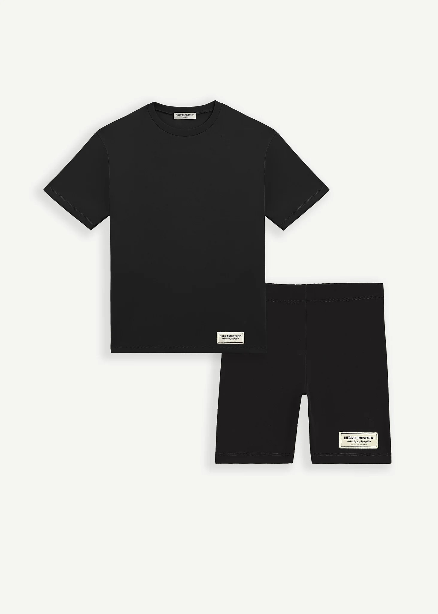 Kids Oversized T-Shirt & Biker Shorts