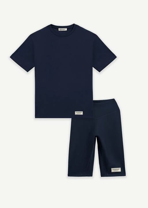 Oversized T-Shirt & 10.5 inch Biker Shorts