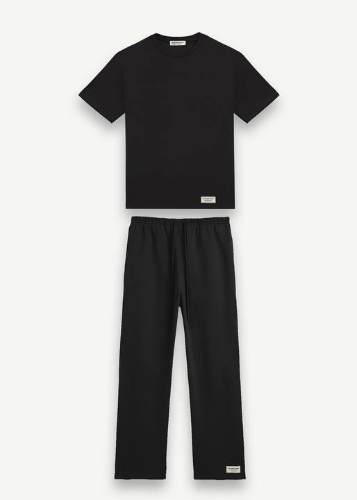 Oversized T-Shirt & Straight Leg Joggers
