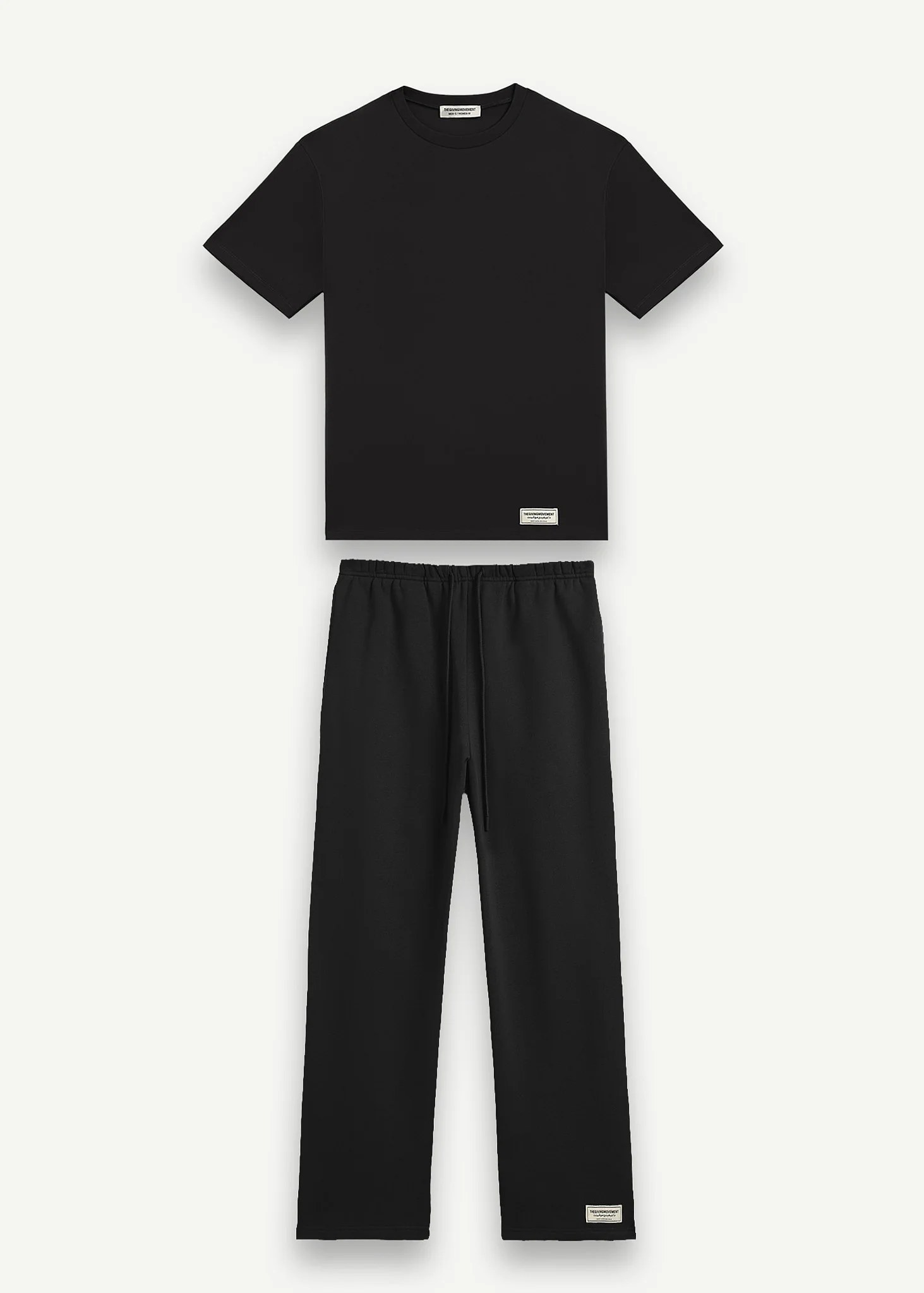Oversized T-Shirt & Straight Leg Joggers