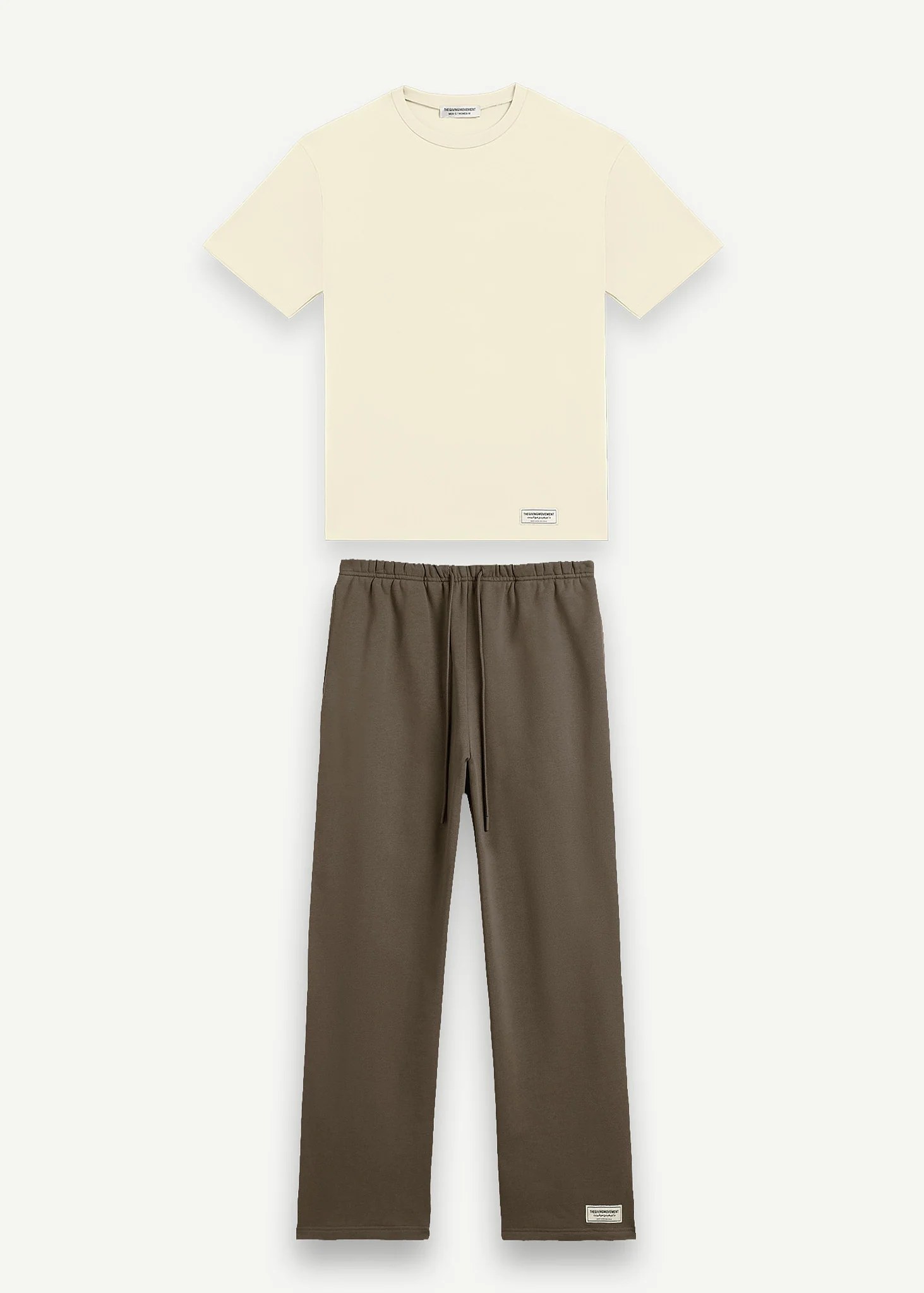 Oversized T-Shirt & Straight Leg Joggers