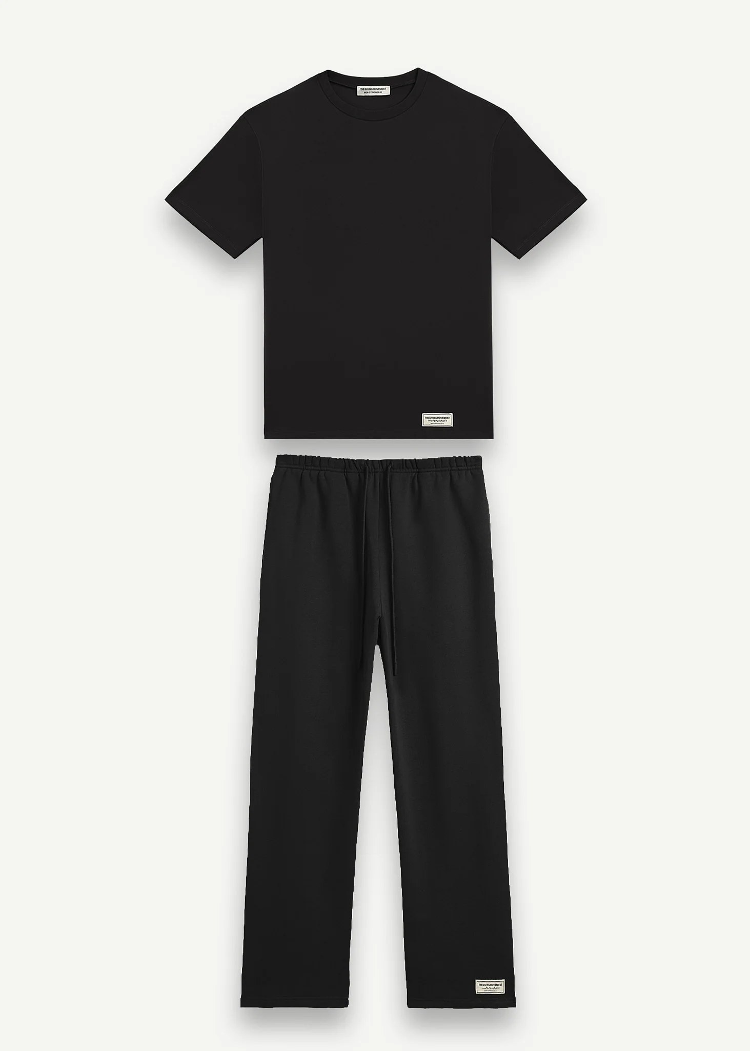 Oversized T-Shirt & Straight Leg Joggers