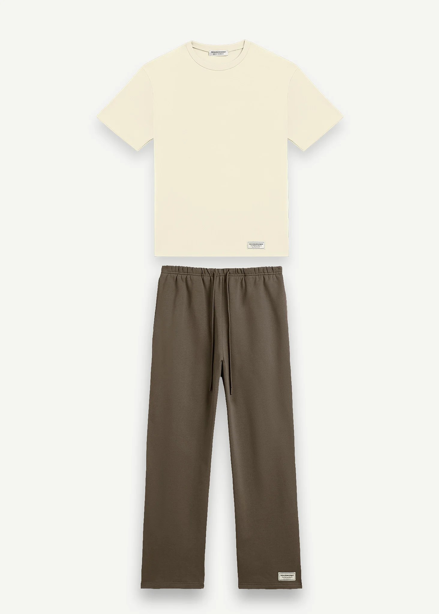 Oversized T-Shirt & Straight Leg Joggers