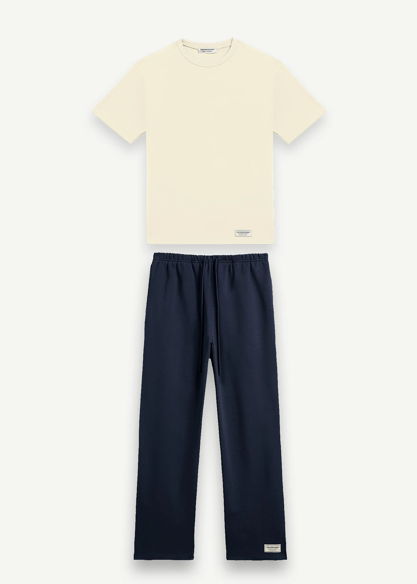 Oversized T-Shirt & Straight Leg Joggers