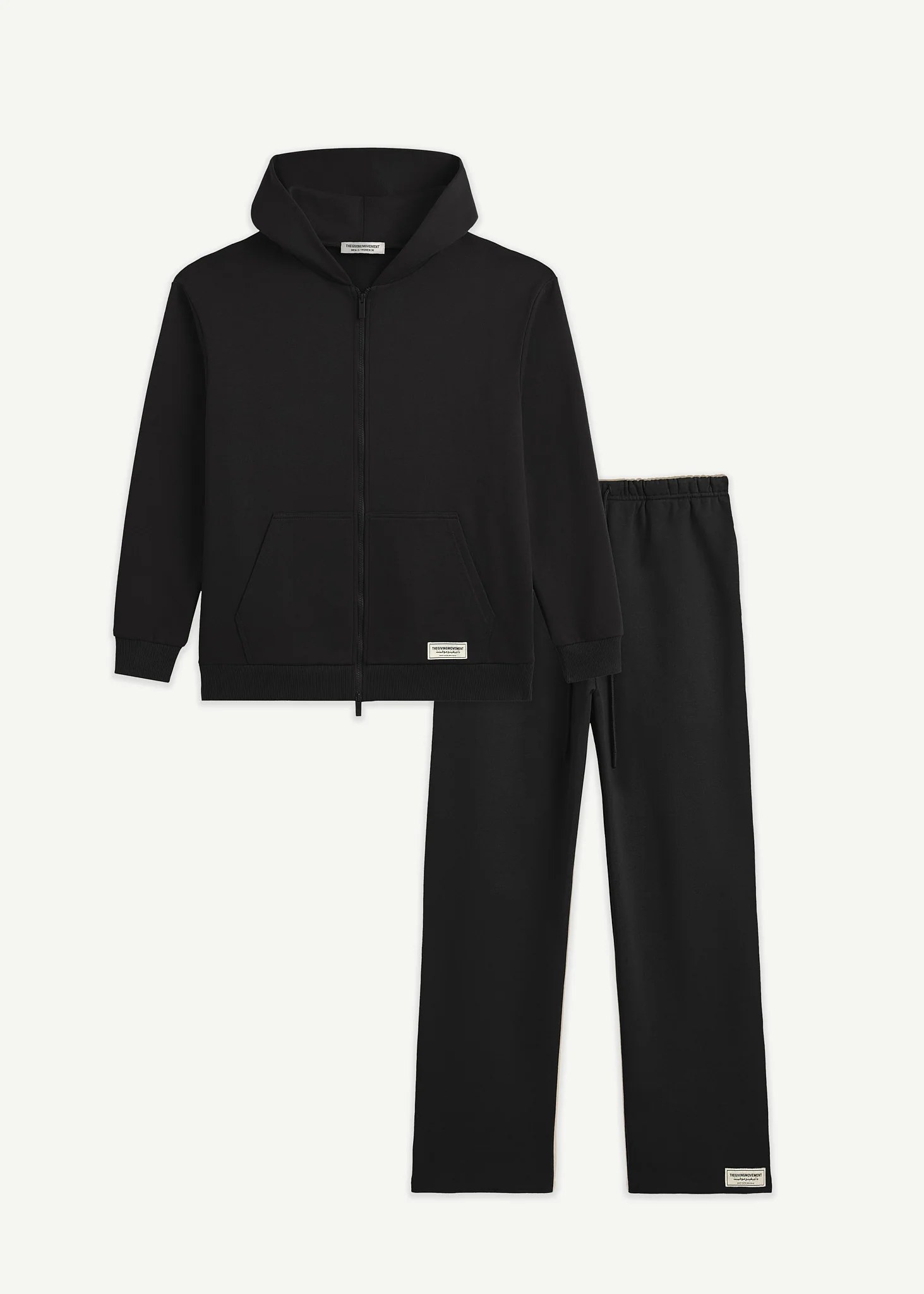 Oversized Zip Hoodie & Straight Leg Jogger