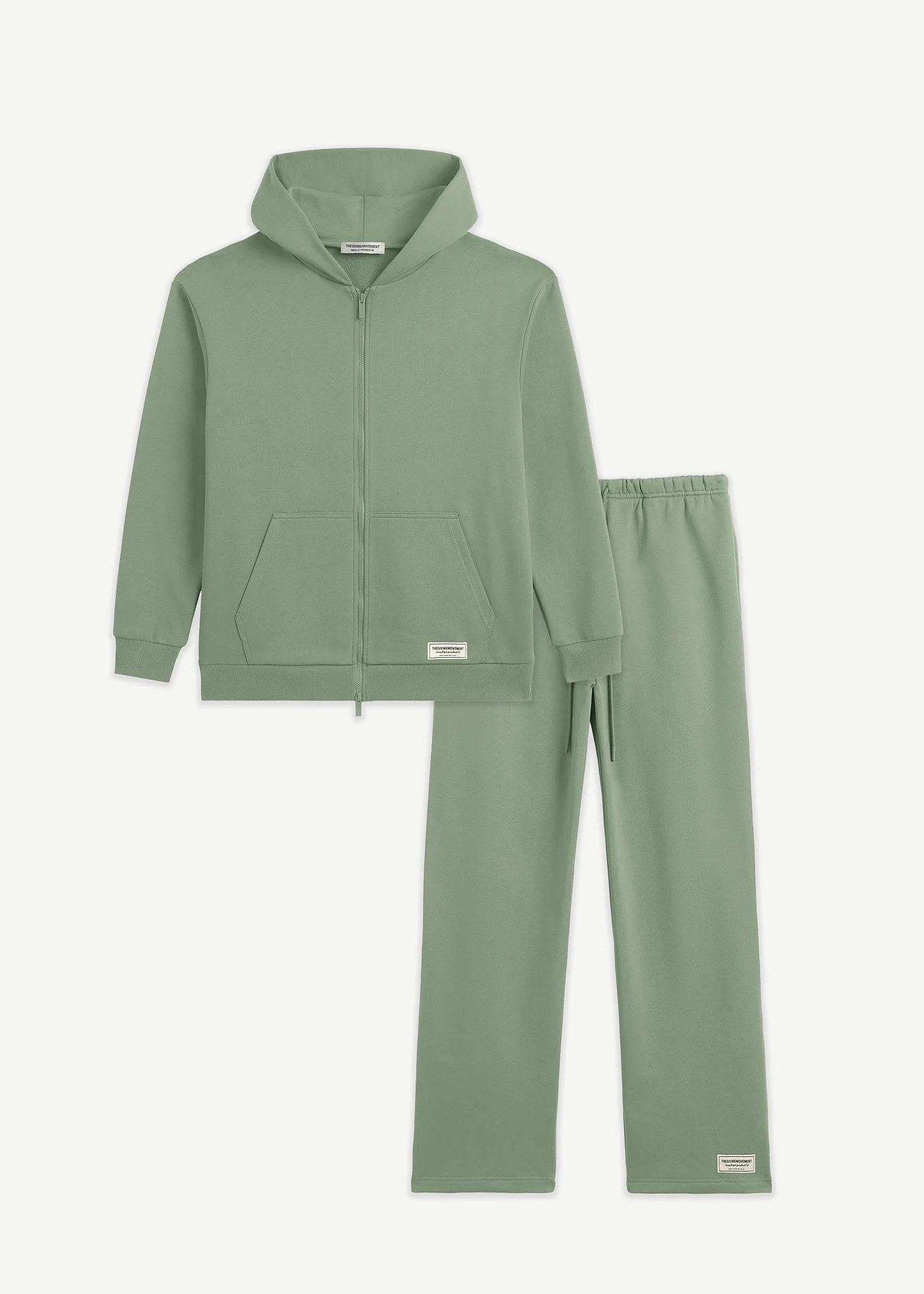 Oversized Zip Hoodie & Straight Leg Jogger