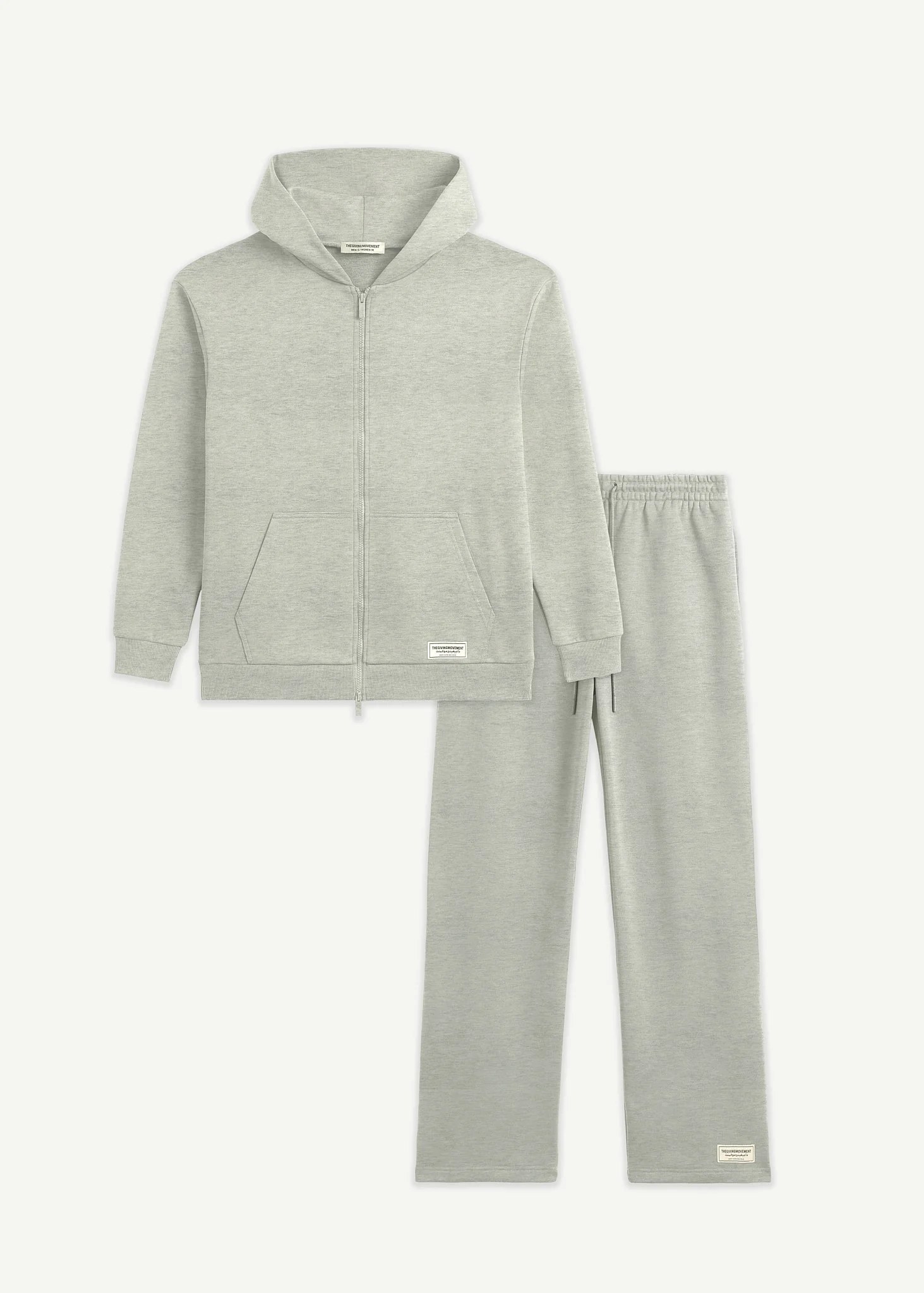 Oversized Zip Hoodie & Straight Leg Jogger