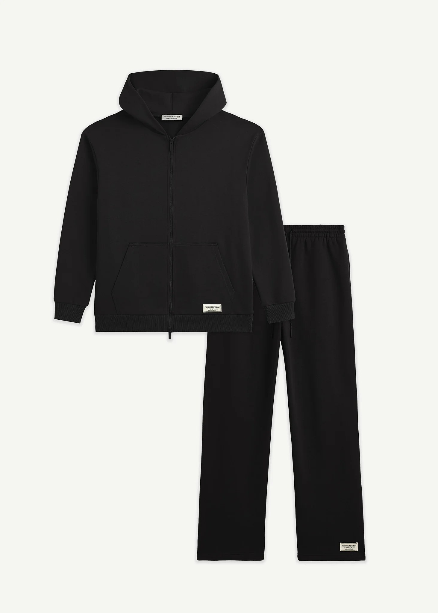 Oversized Zip Hoodie & Straight Leg Jogger
