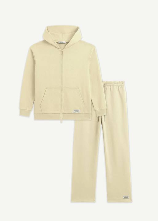 Oversized Zip Hoodie & Straight Leg Jogger
