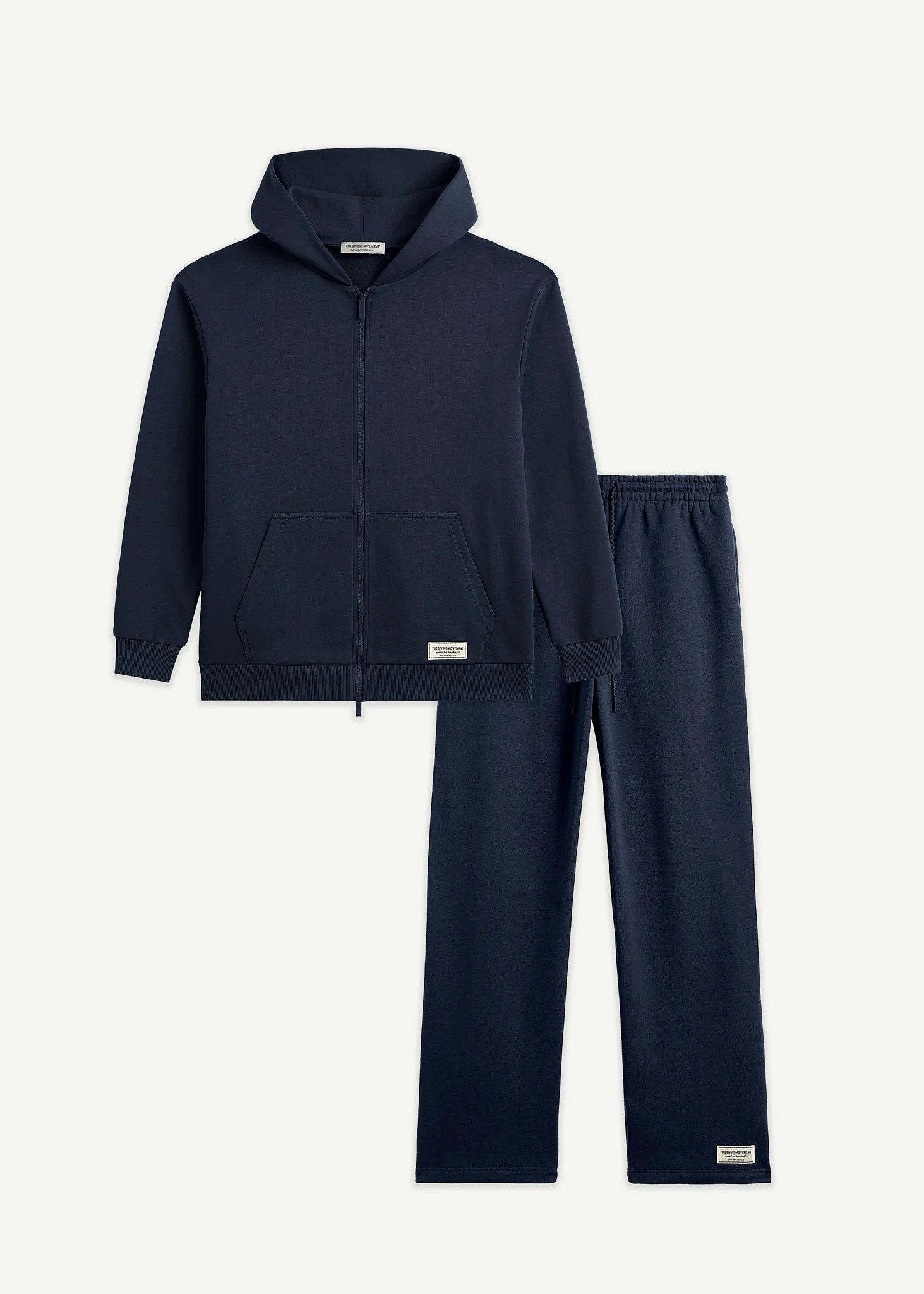 Oversized Zip Hoodie & Straight Leg Jogger