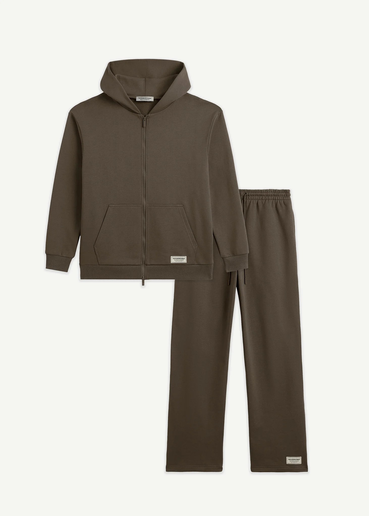 Oversized Zip Hoodie & Straight Leg Jogger