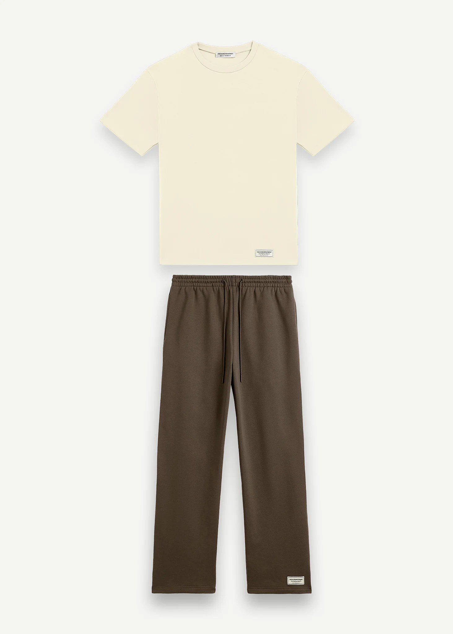 Oversized T-Shirt & Straight Leg Joggers