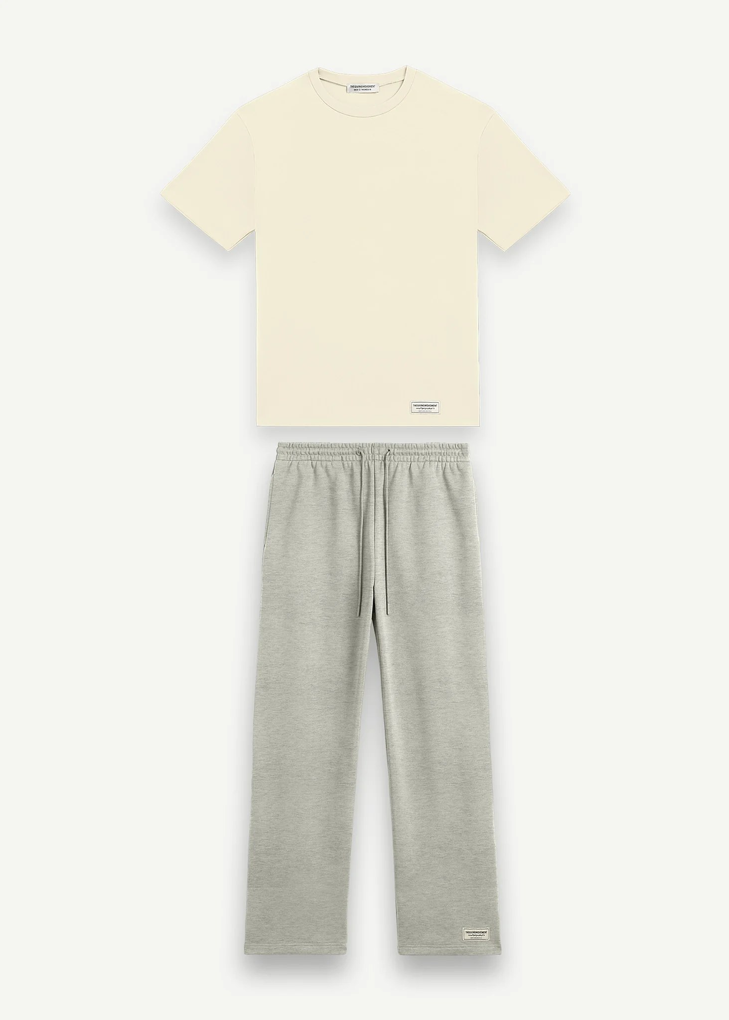 Oversized T-Shirt & Straight Leg Joggers