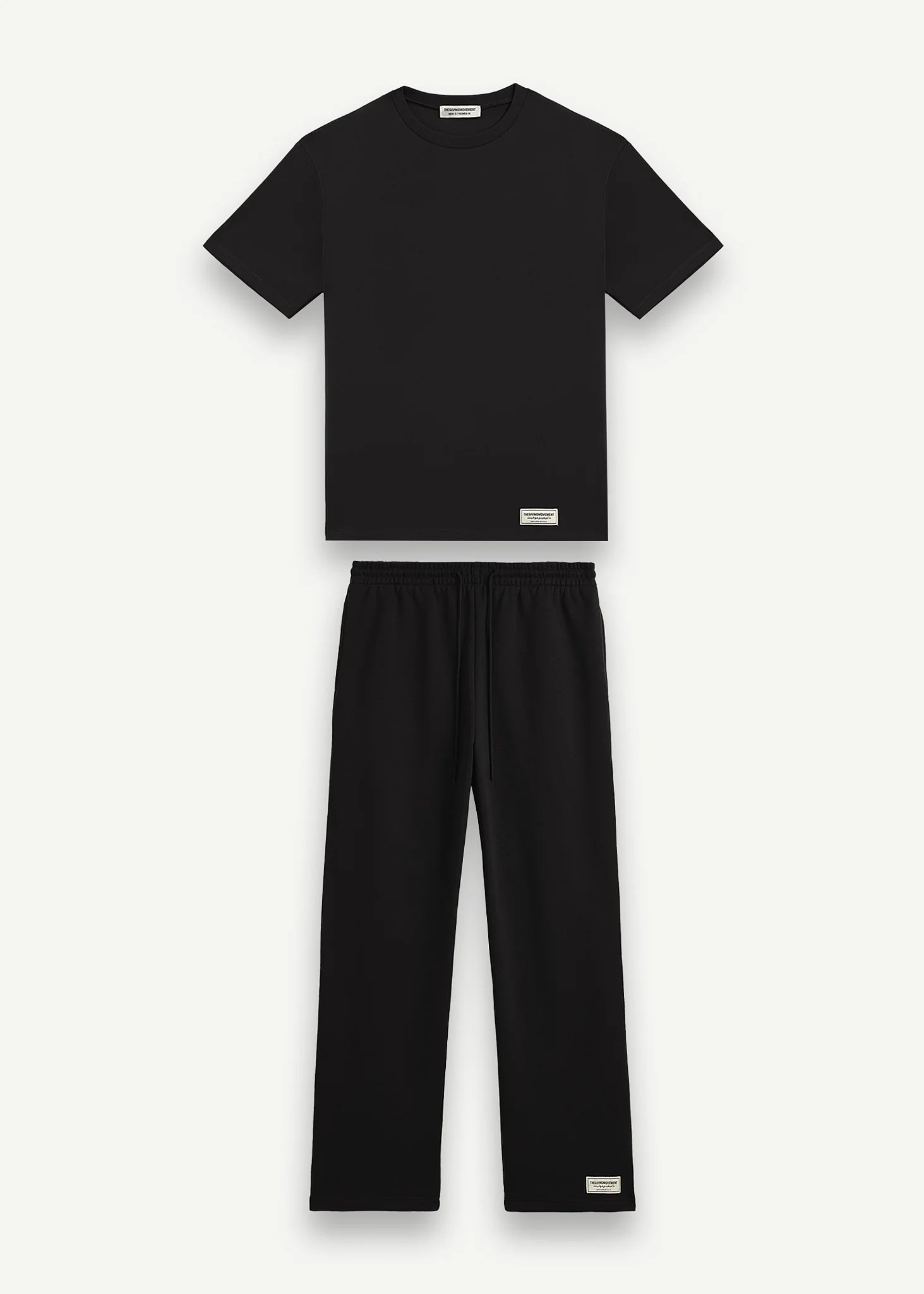 Oversized T-Shirt & Straight Leg Joggers