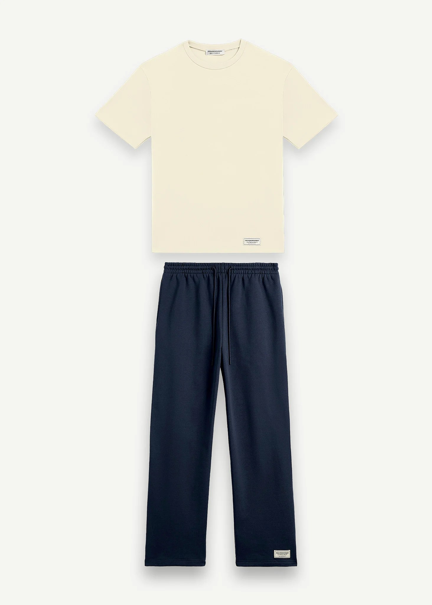 Oversized T-Shirt & Straight Leg Joggers
